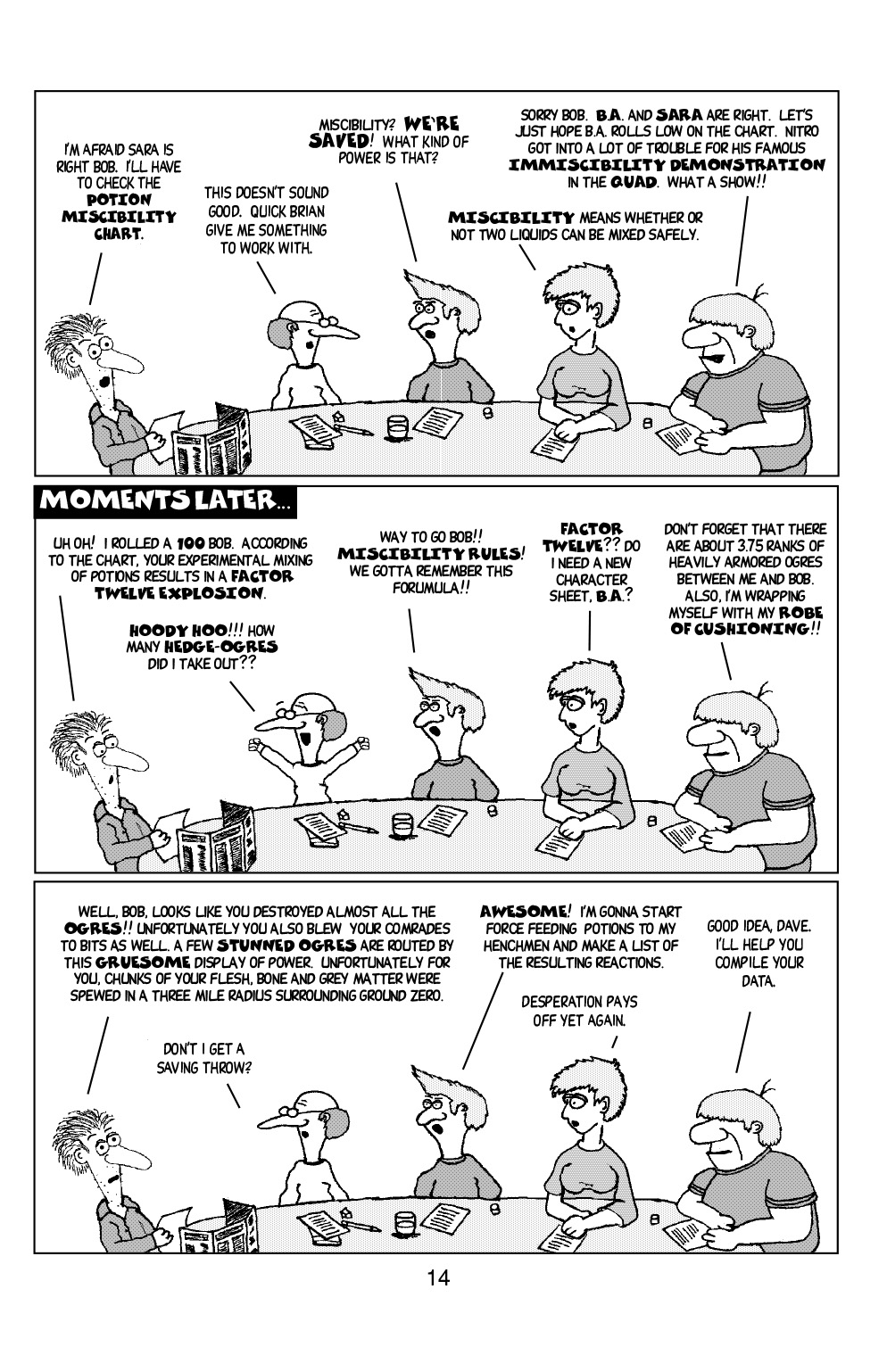 Read online Knights of the Dinner Table comic -  Issue #17 - 16