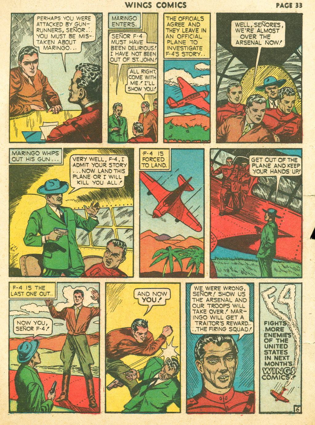 Read online Wings Comics comic -  Issue #10 - 35