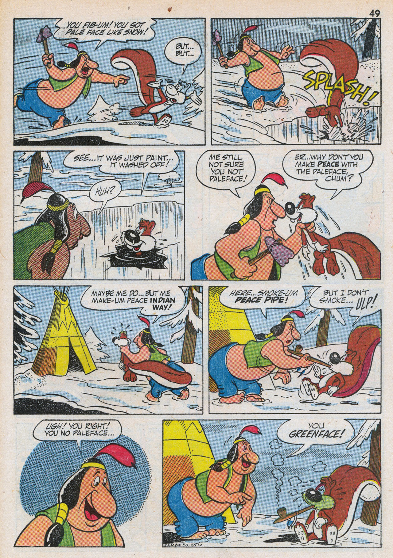 Read online M.G.M.'s Tom and Jerry's Winter Fun comic -  Issue #3 - 52