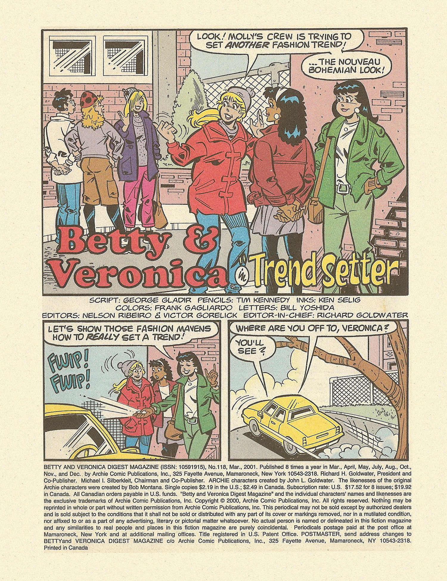 Read online Betty and Veronica Digest Magazine comic -  Issue #118 - 3
