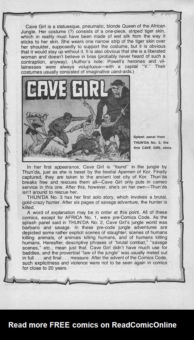 Read online Cave Girl comic -  Issue # Full - 13
