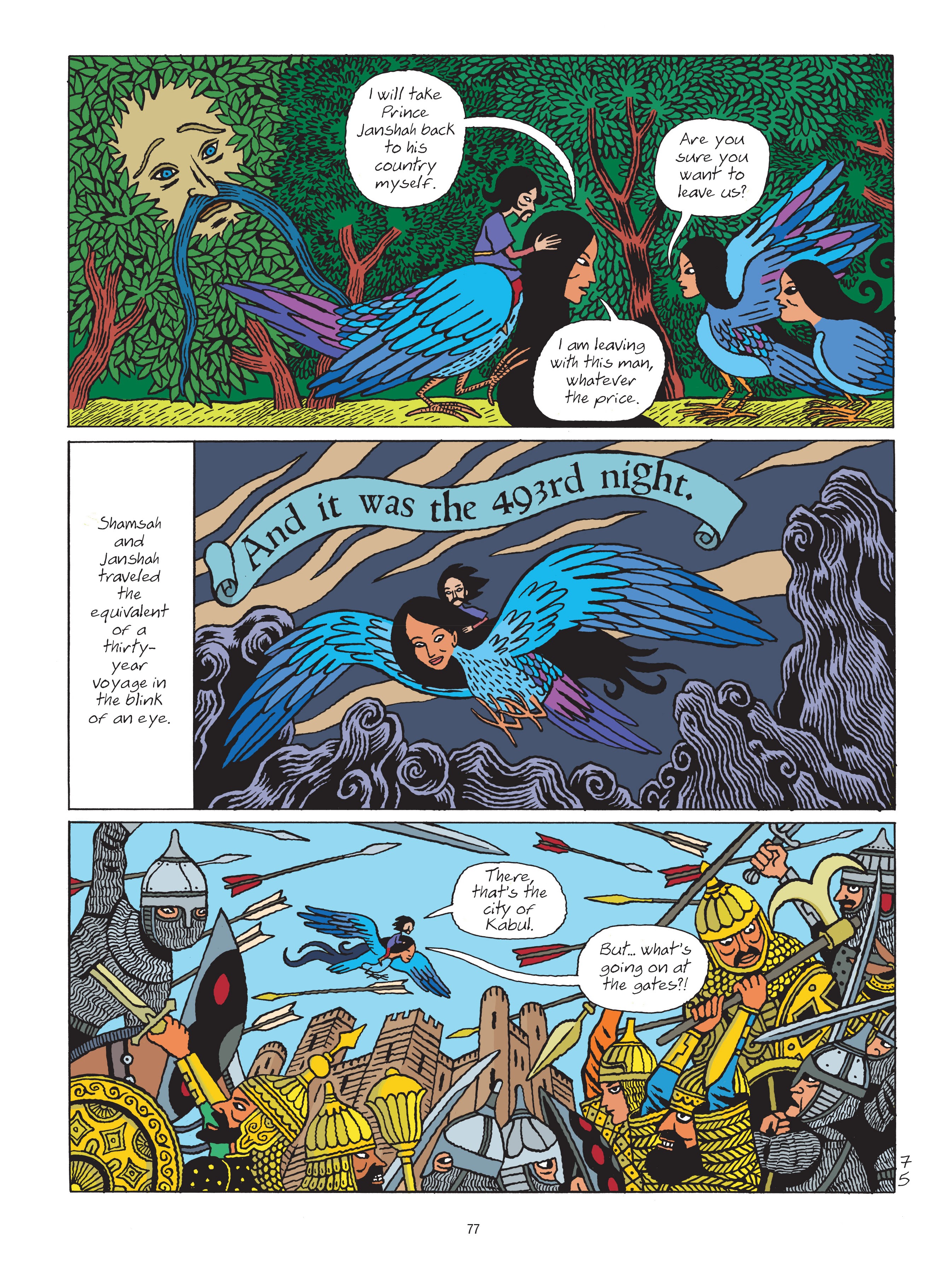 Read online A Tale of a Thousand and One Nights: HASIB & the Queen of Serpents comic -  Issue # TPB - 77