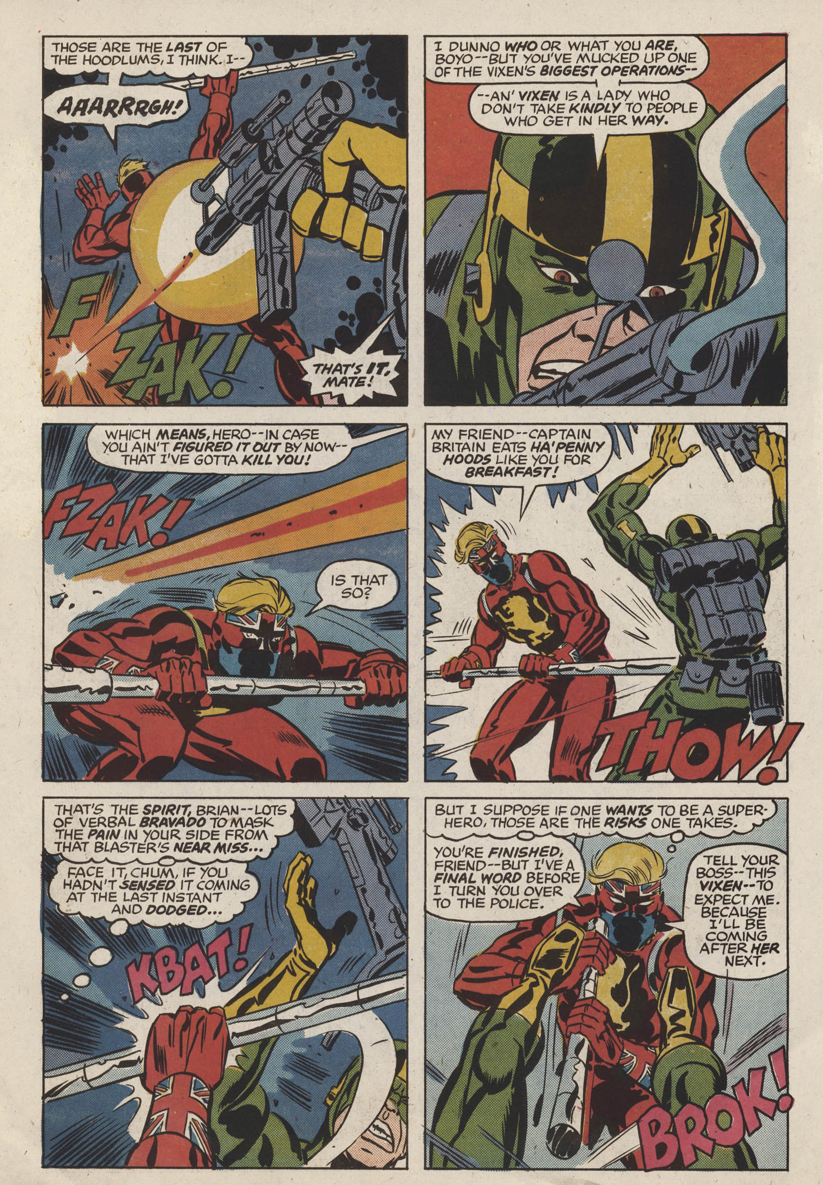 Read online Captain Britain (1976) comic -  Issue #3 - 7