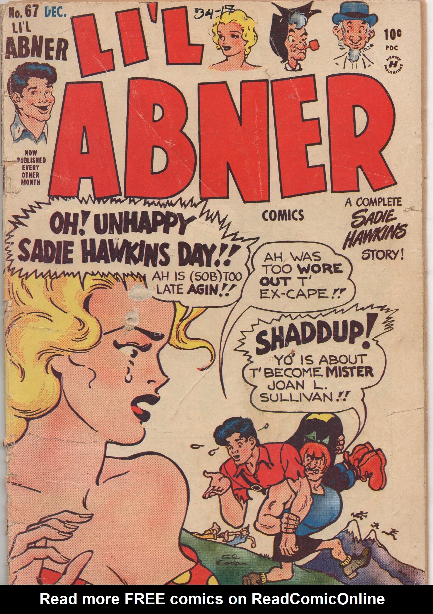 Read online Li'l Abner Comics comic -  Issue #67 - 1