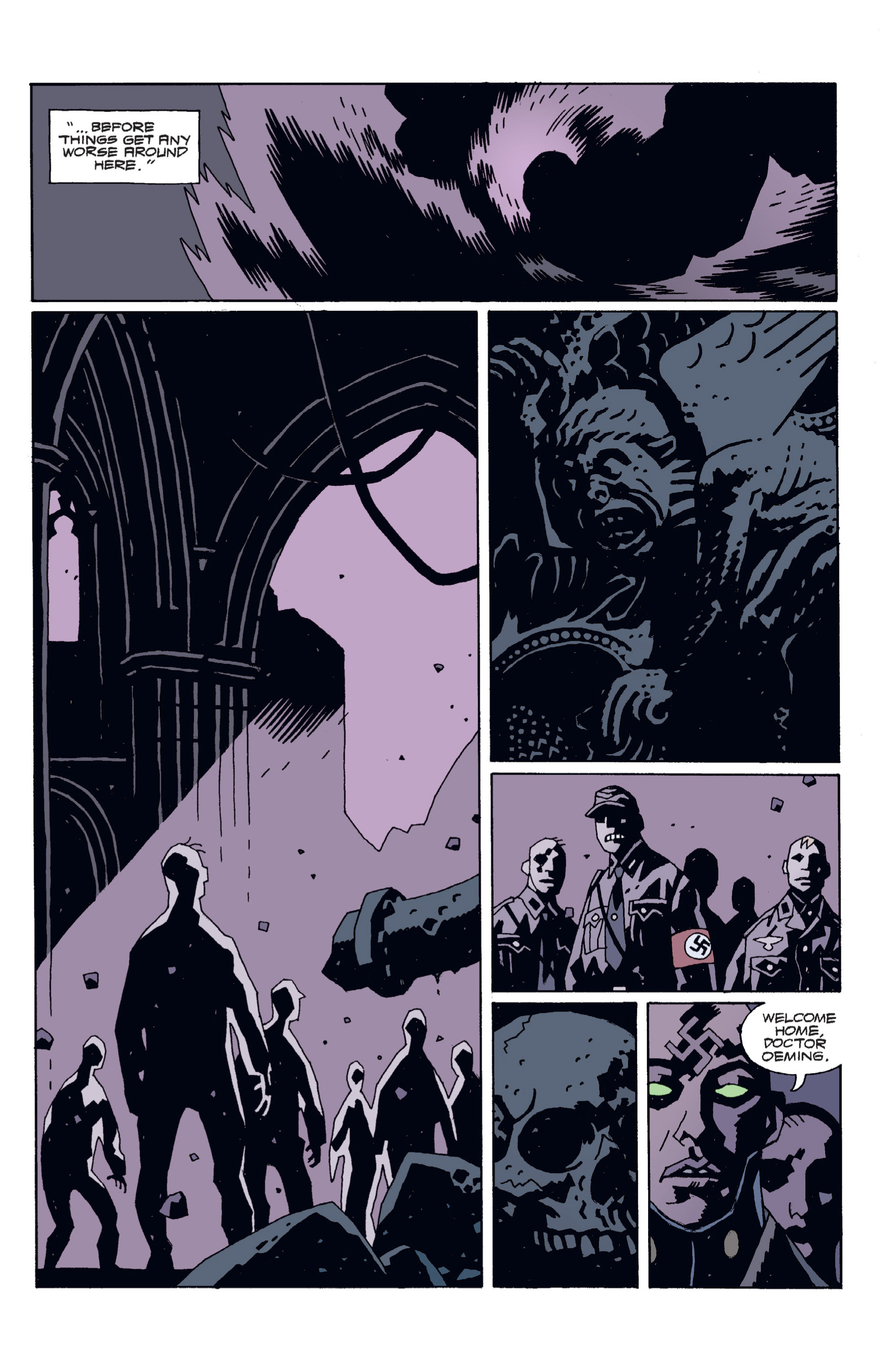 Read online Hellboy comic -  Issue #5 - 70