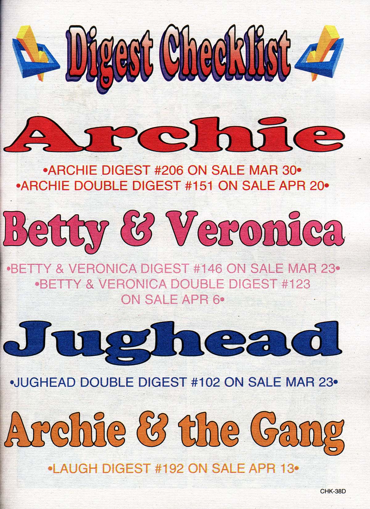 Read online Archie Digest Magazine comic -  Issue #206 - 48