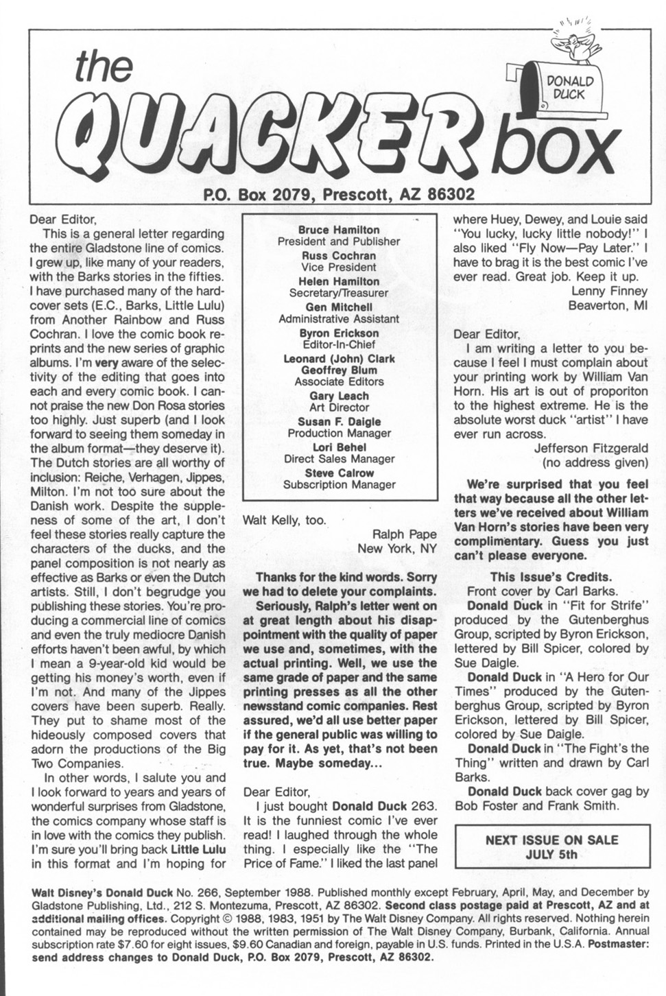 Read online Walt Disney's Donald Duck (1986) comic -  Issue #266 - 2