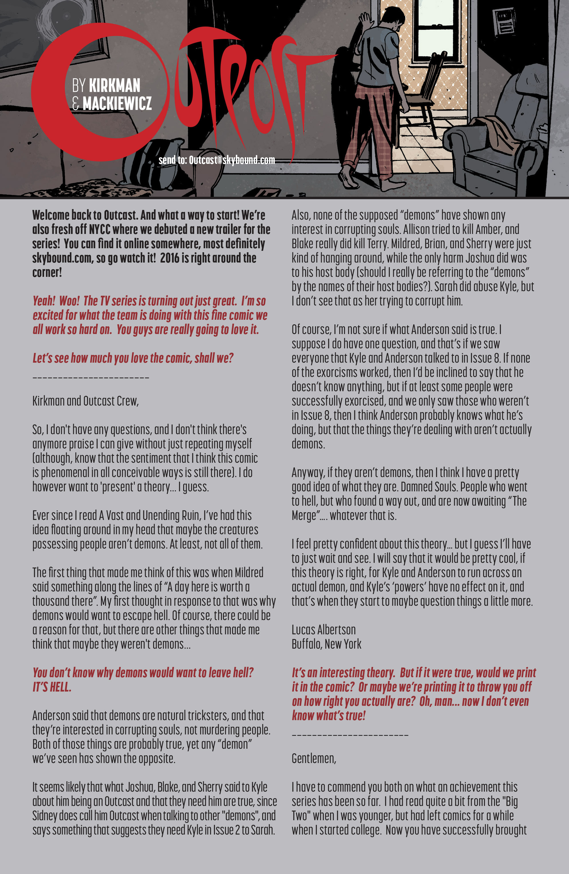 Read online Outcast by Kirkman & Azaceta comic -  Issue #13 - 23