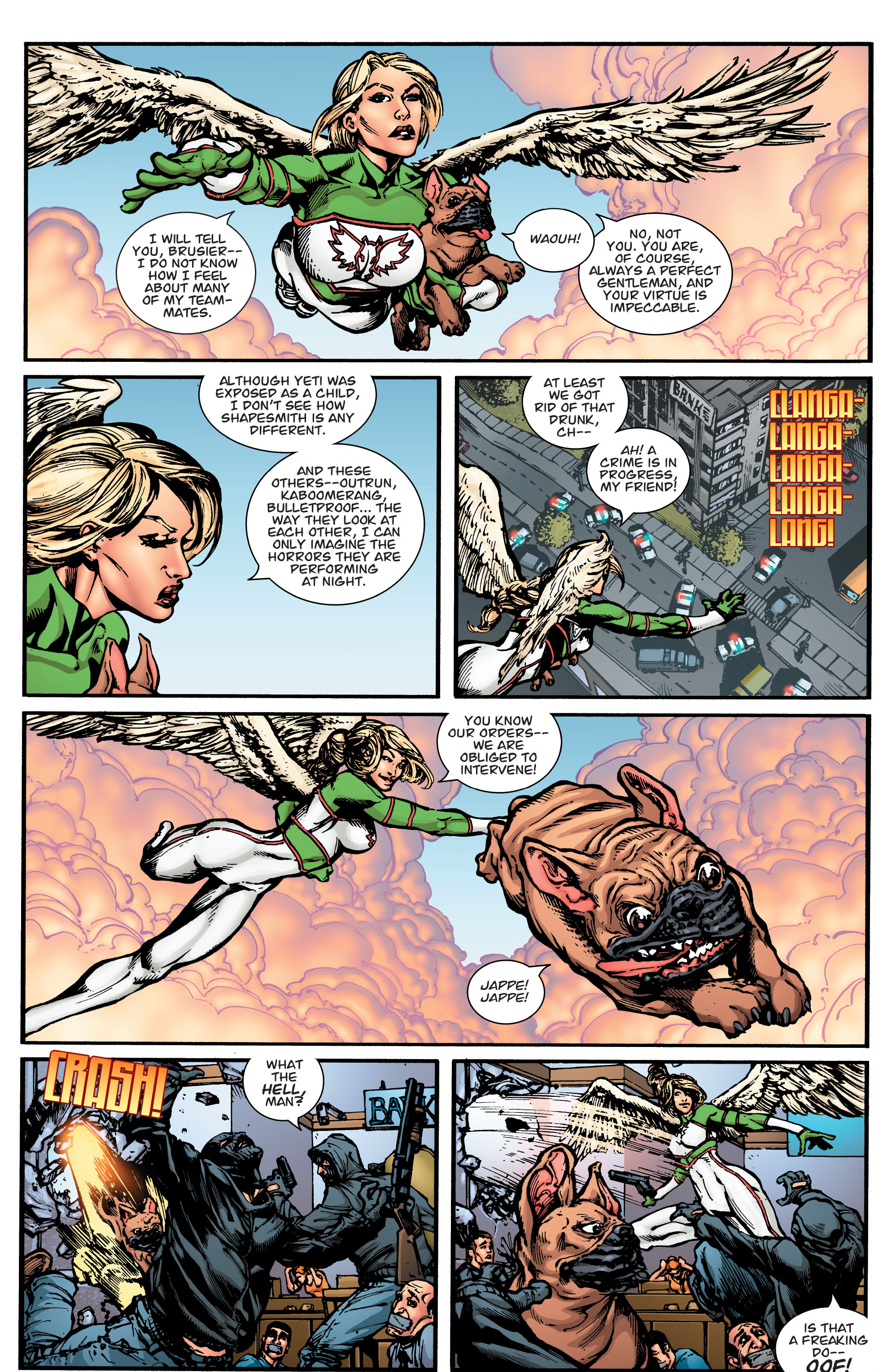 Read online Guarding the Globe (2010) comic -  Issue #5 - 16