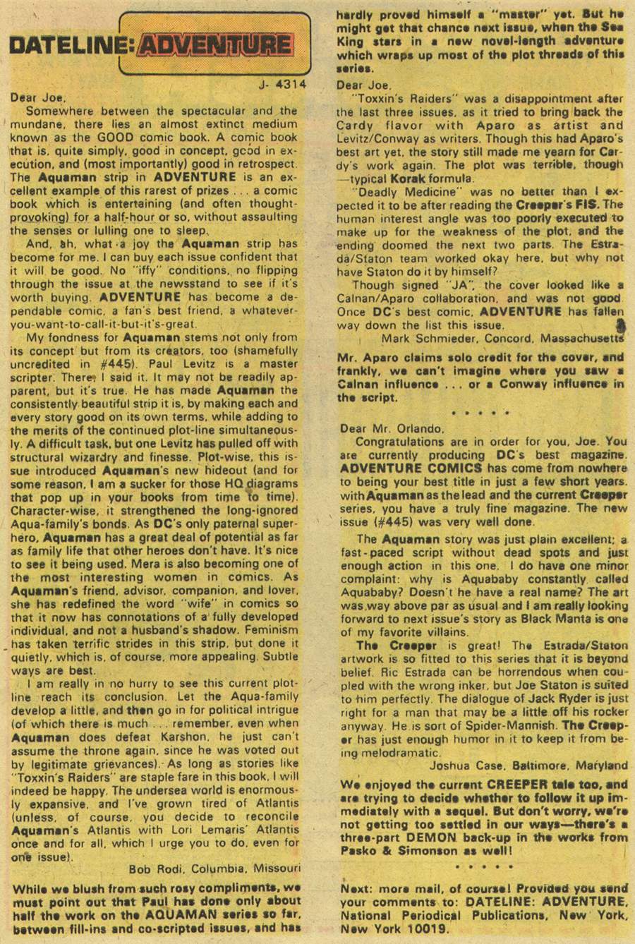 Read online Adventure Comics (1938) comic -  Issue #447 - 33