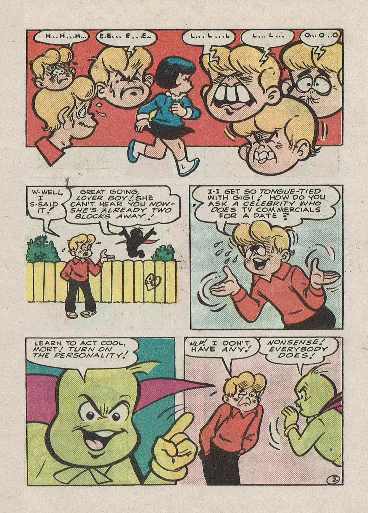 Read online Betty and Veronica Digest Magazine comic -  Issue #34 - 110