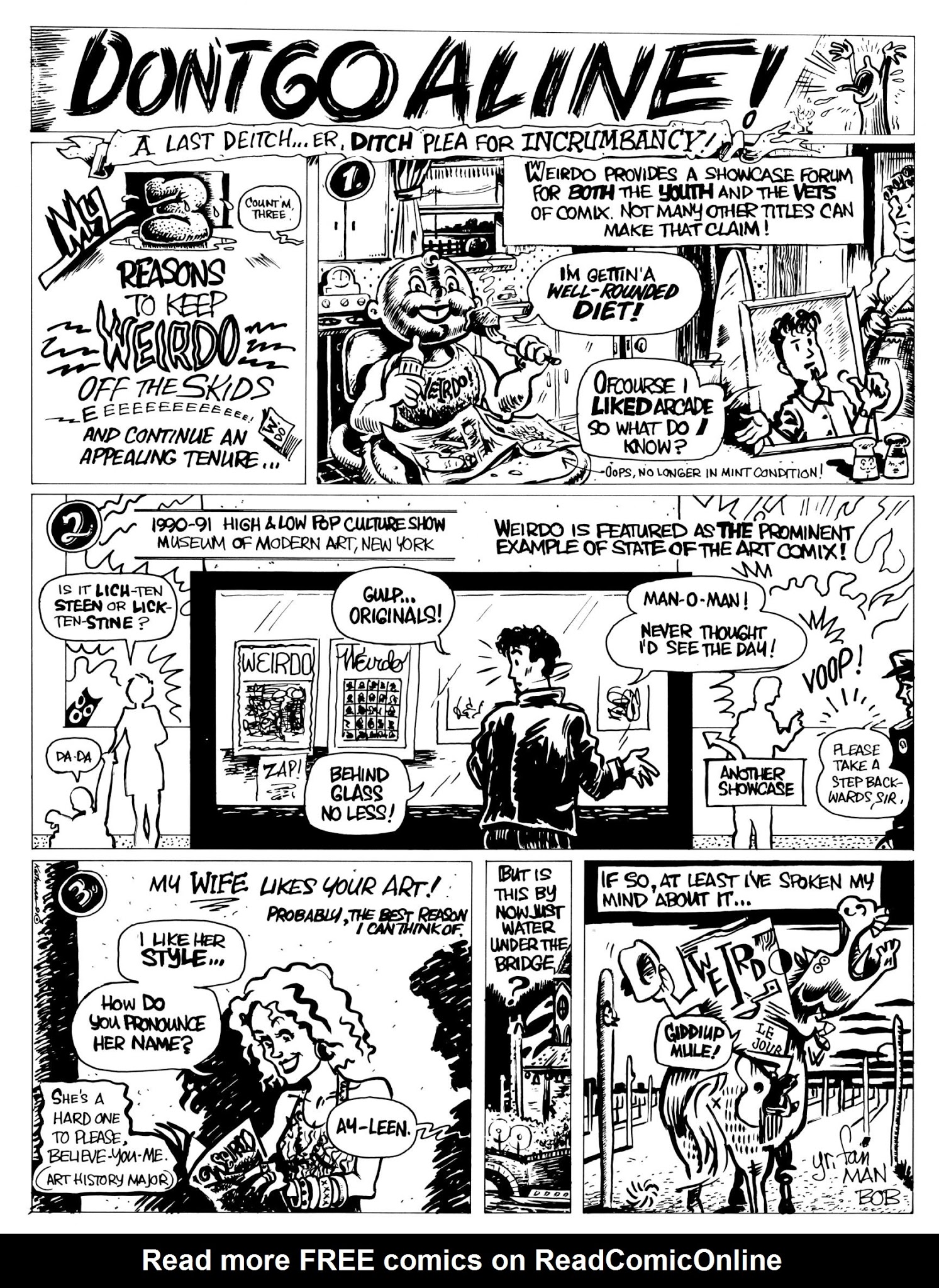 Read online Weirdo comic -  Issue #28 - 67