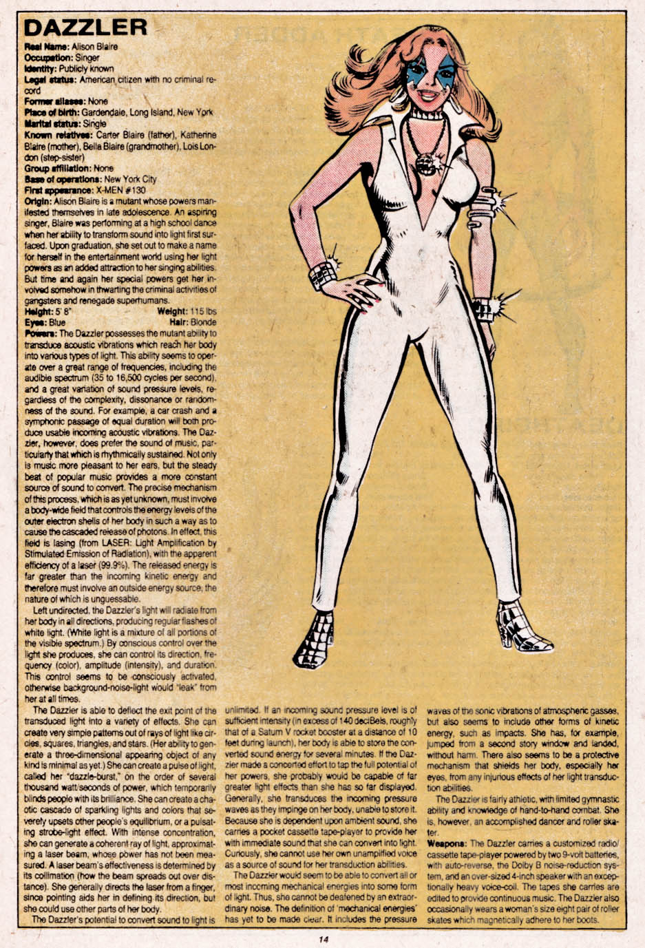 Read online The Official Handbook of the Marvel Universe comic -  Issue #3 - 15