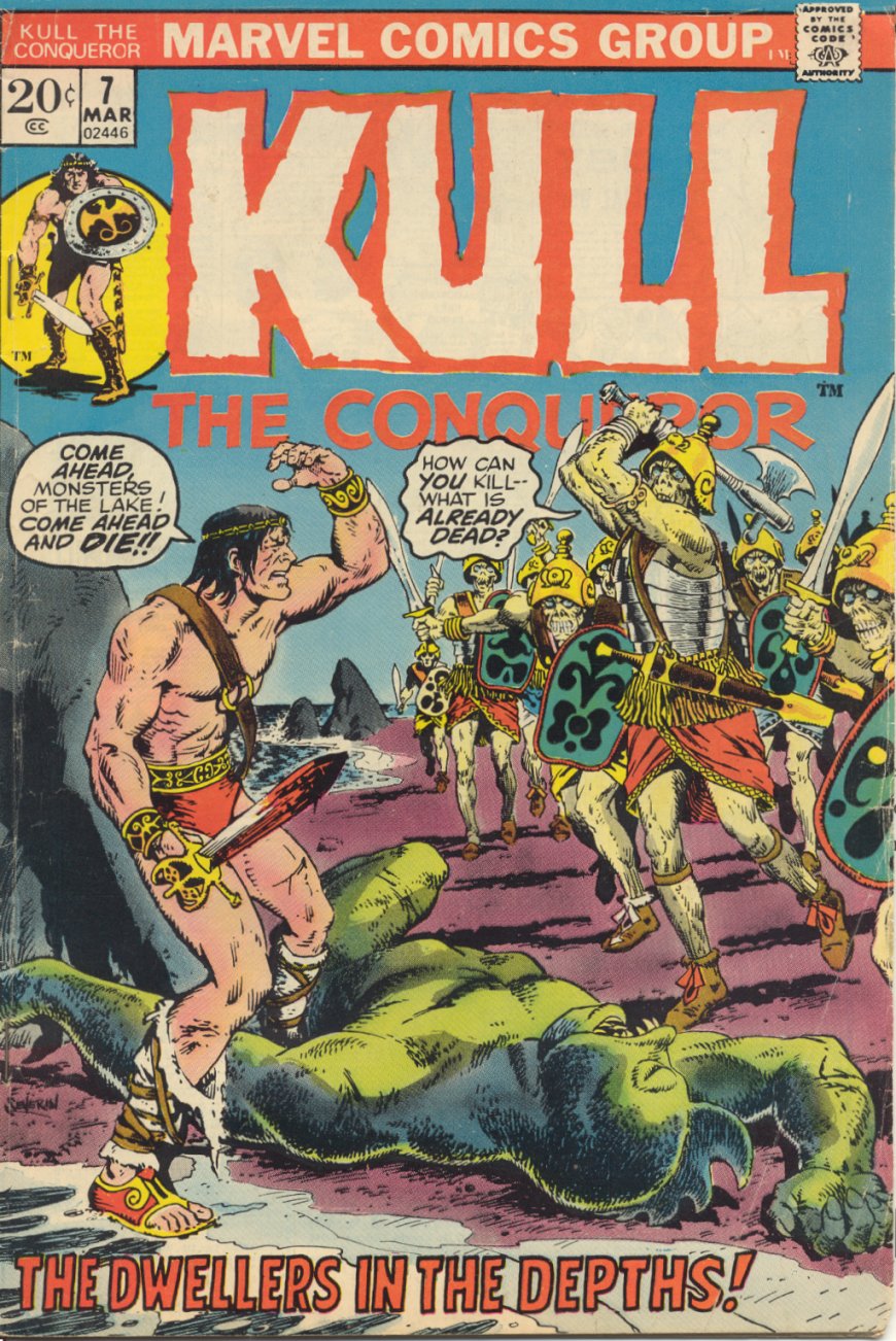 Read online Kull, the Conqueror (1971) comic -  Issue #7 - 1