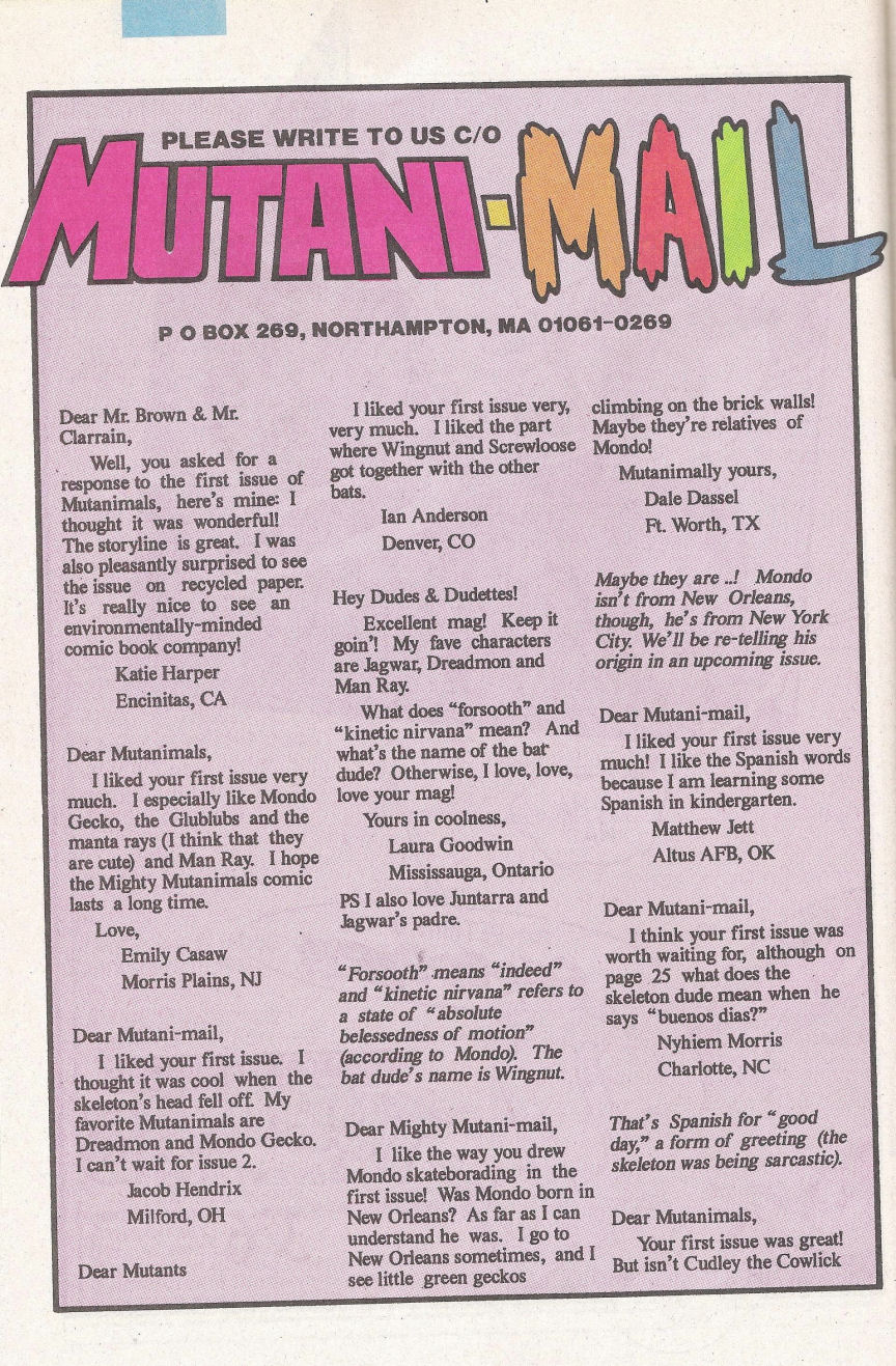Read online Mighty Mutanimals (1992) comic -  Issue #3 - 28
