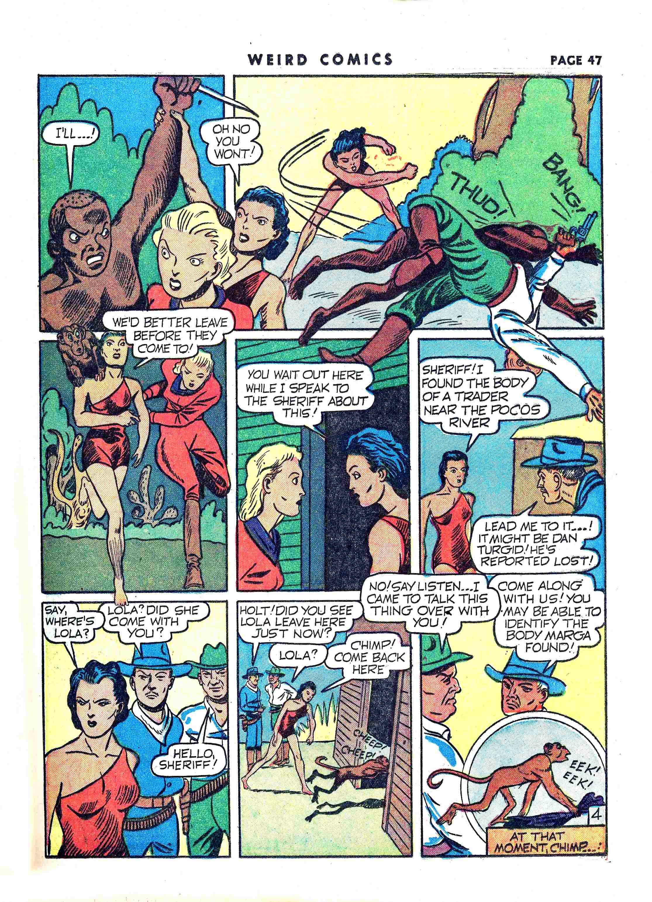 Read online Weird Comics comic -  Issue #18 - 49