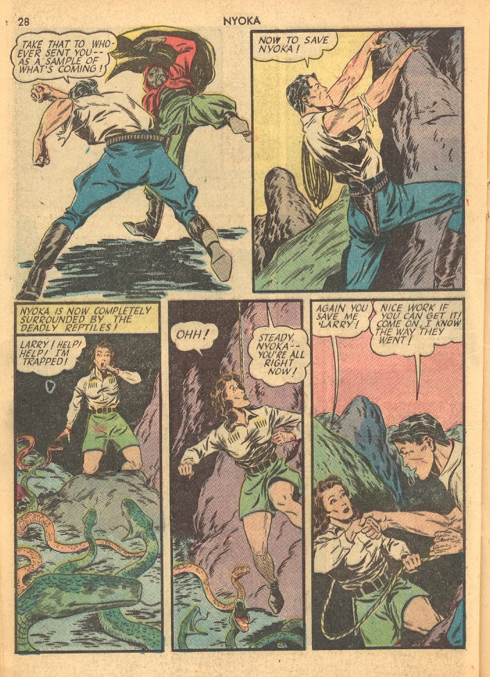 Read online Jungle Girl (1942) comic -  Issue #1 - 28