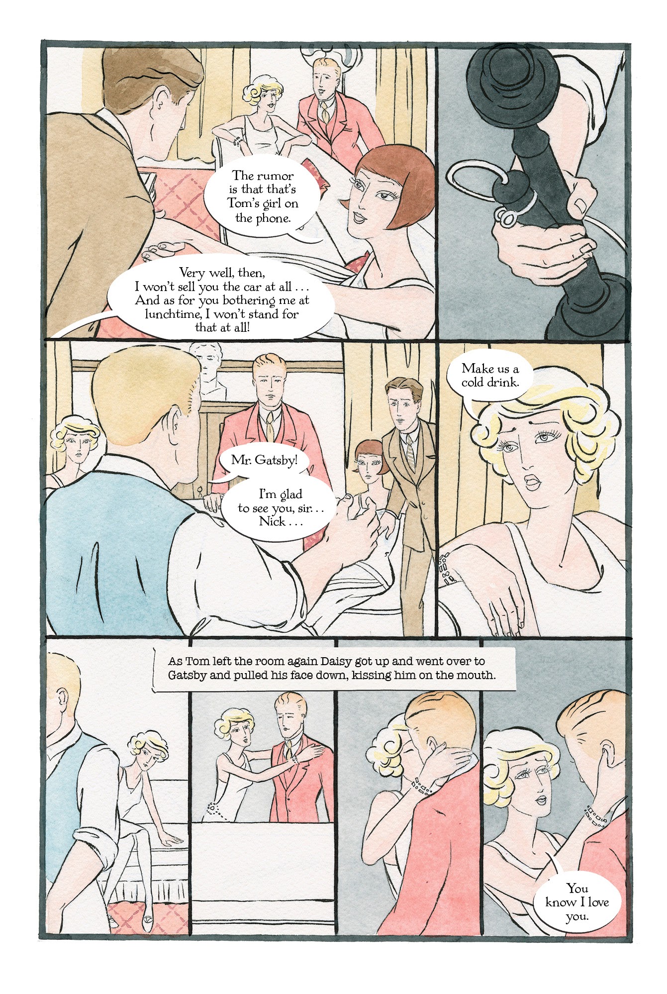 Read online The Great Gatsby: The Graphic Novel comic -  Issue # TPB (Part 2) - 42
