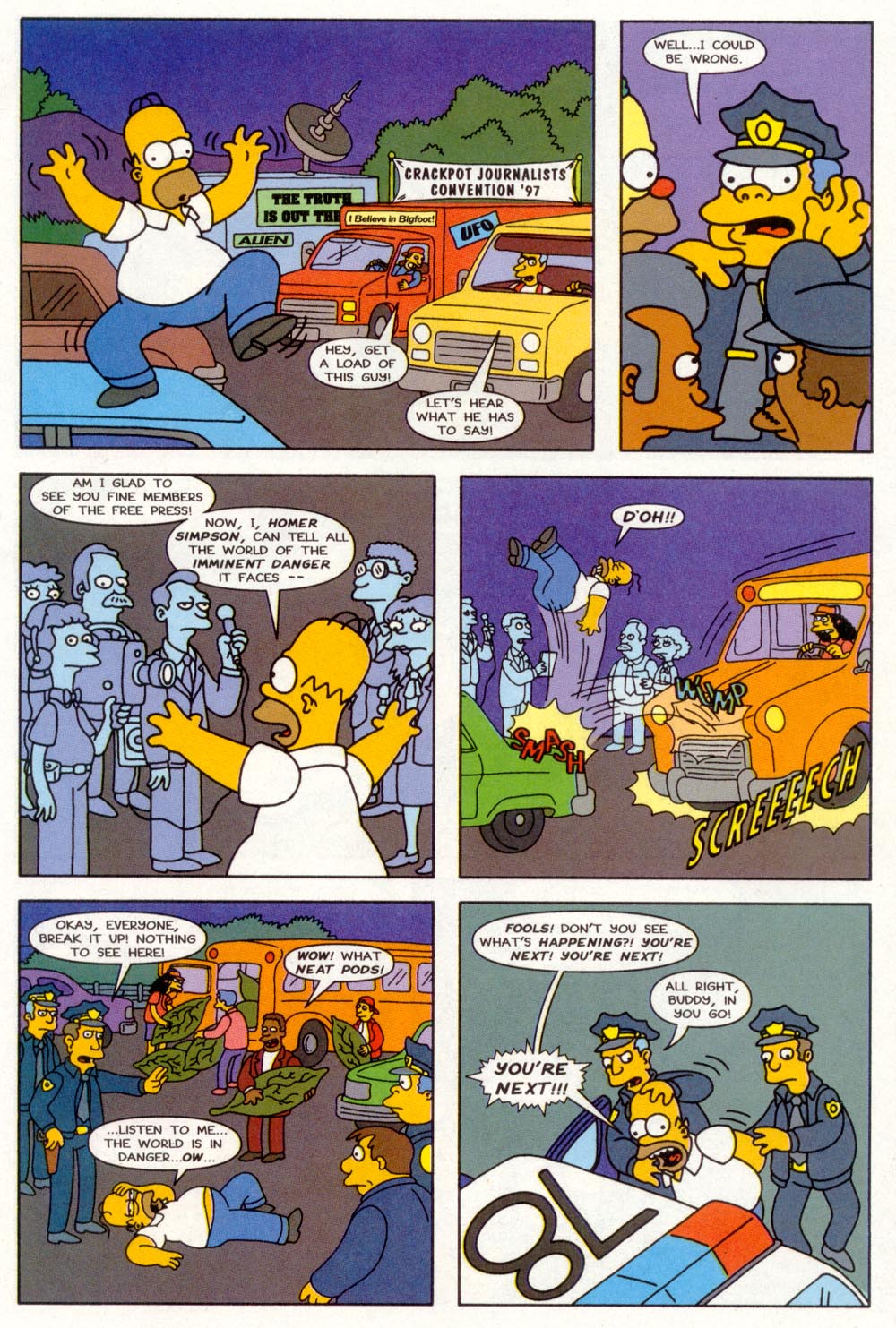 Read online Treehouse of Horror comic -  Issue #3 - 22