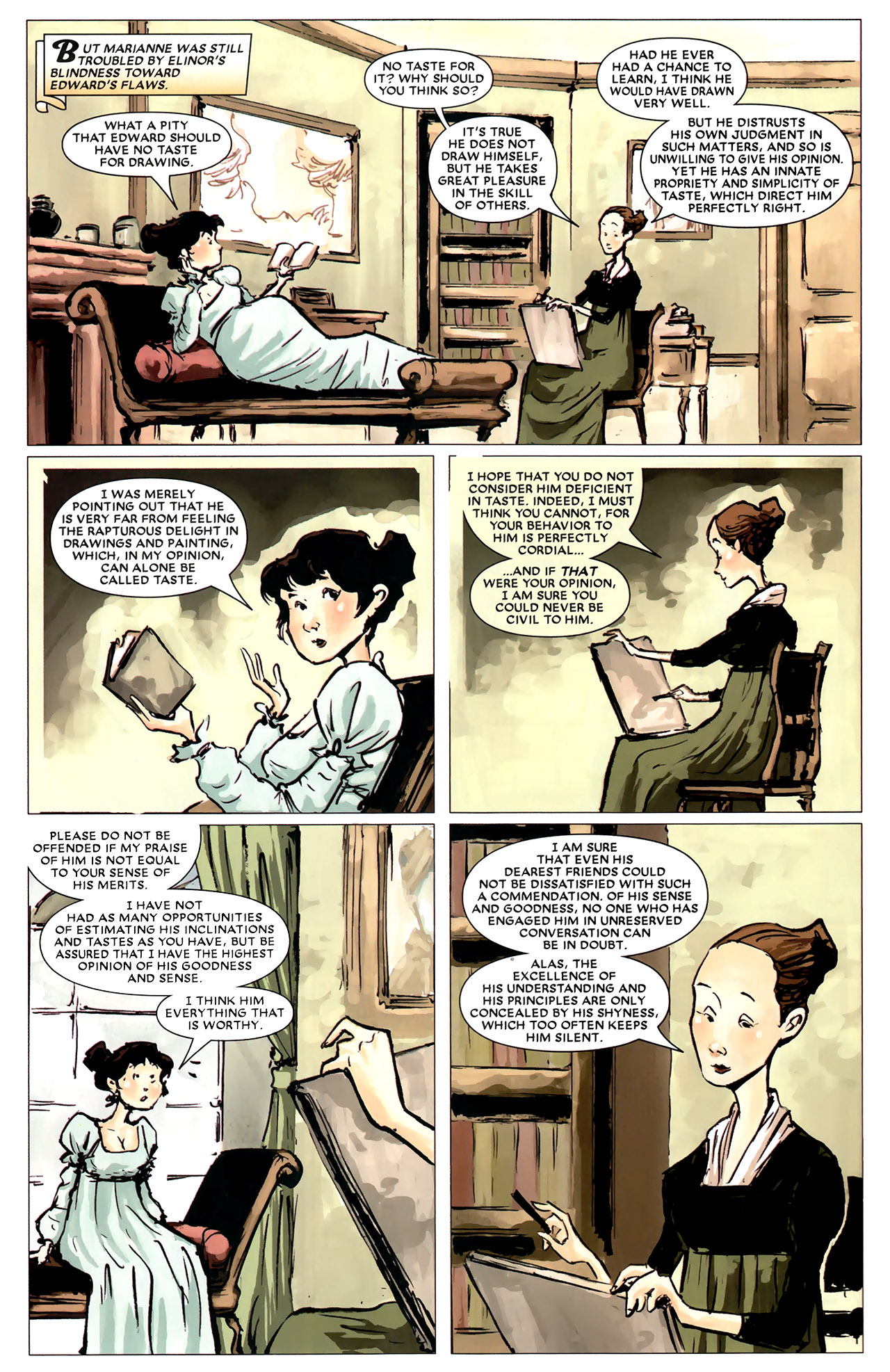 Read online Sense & Sensibility comic -  Issue #1 - 12