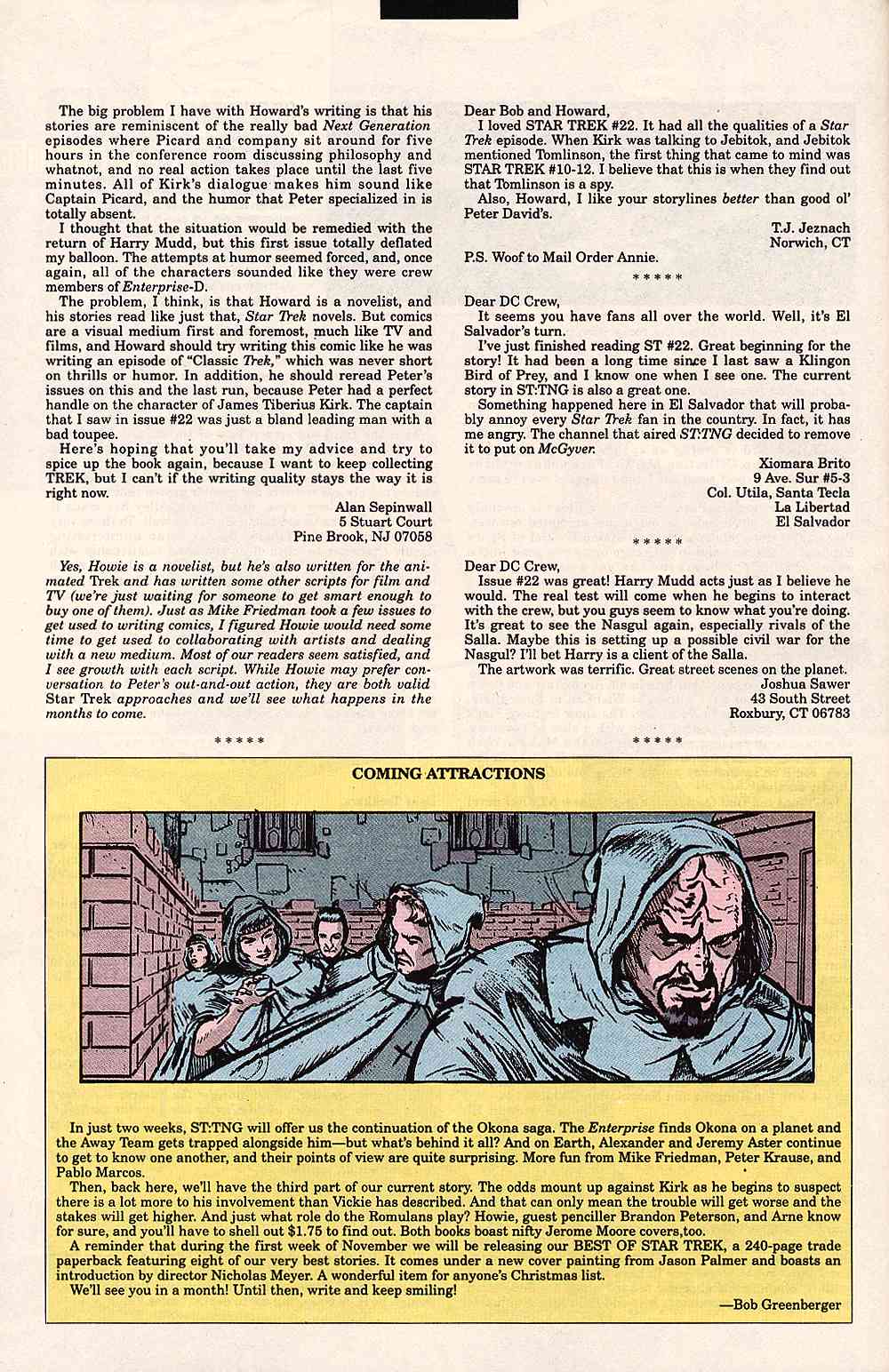 Read online Star Trek (1989) comic -  Issue #26 - 26