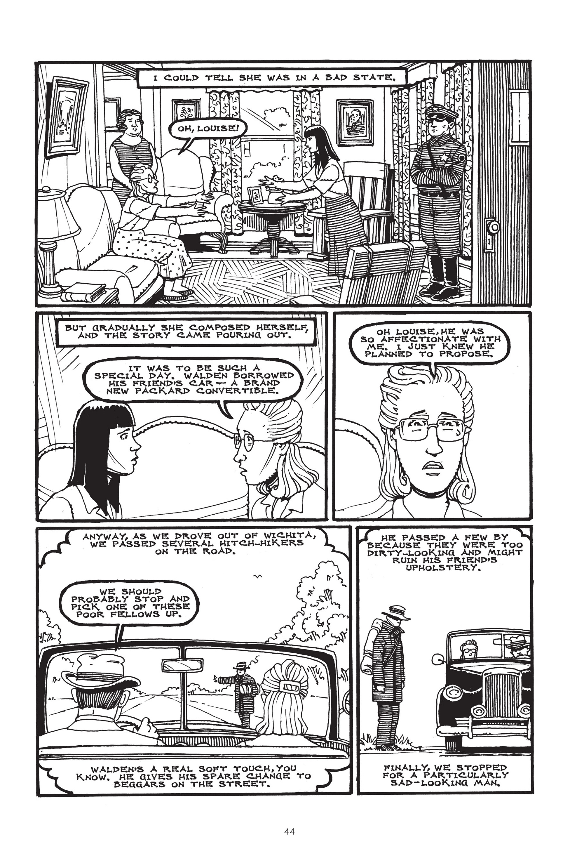 Read online Louise Brooks: Detective comic -  Issue # TPB - 45