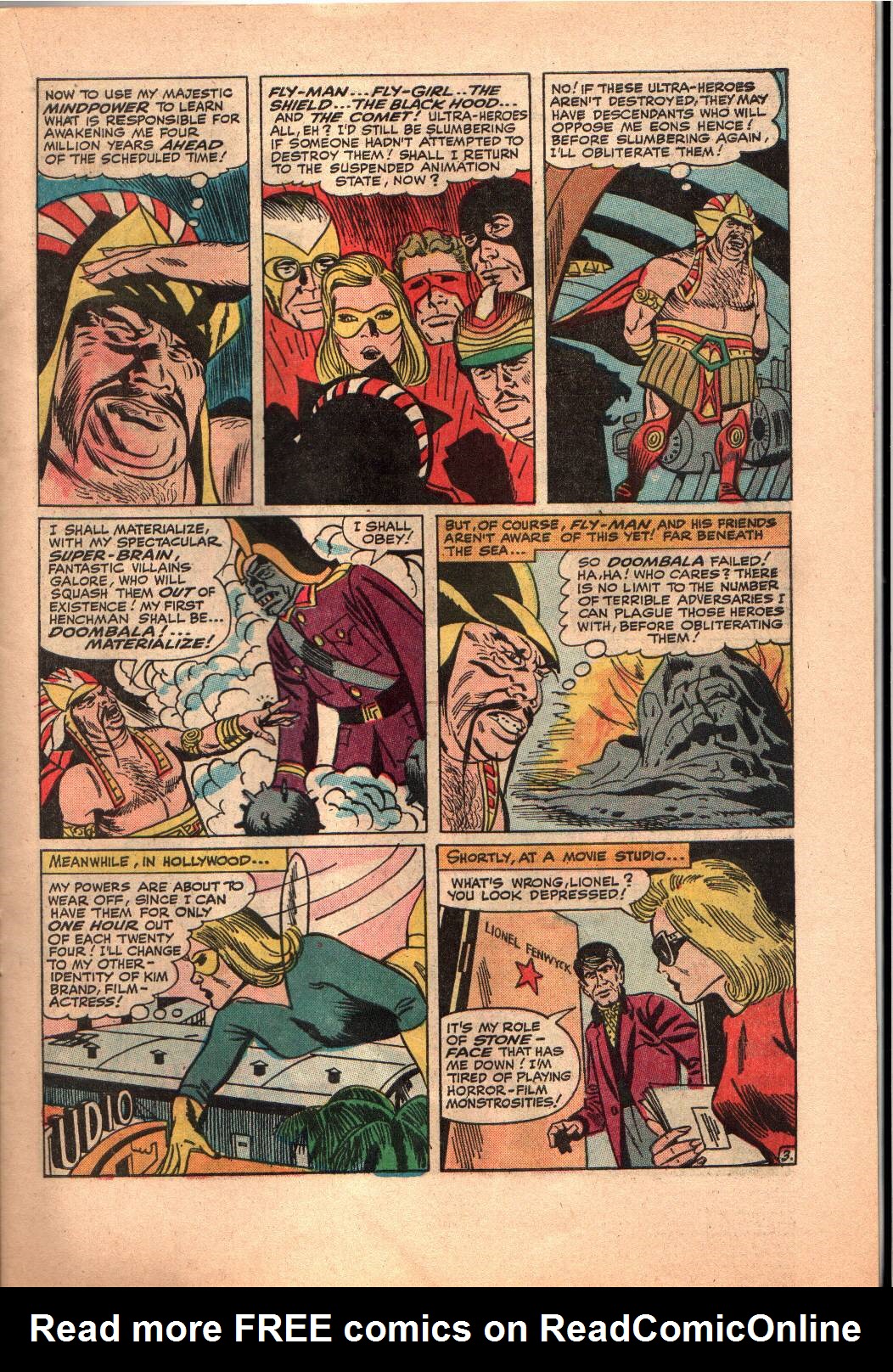 Read online Fly Man comic -  Issue #32 - 12