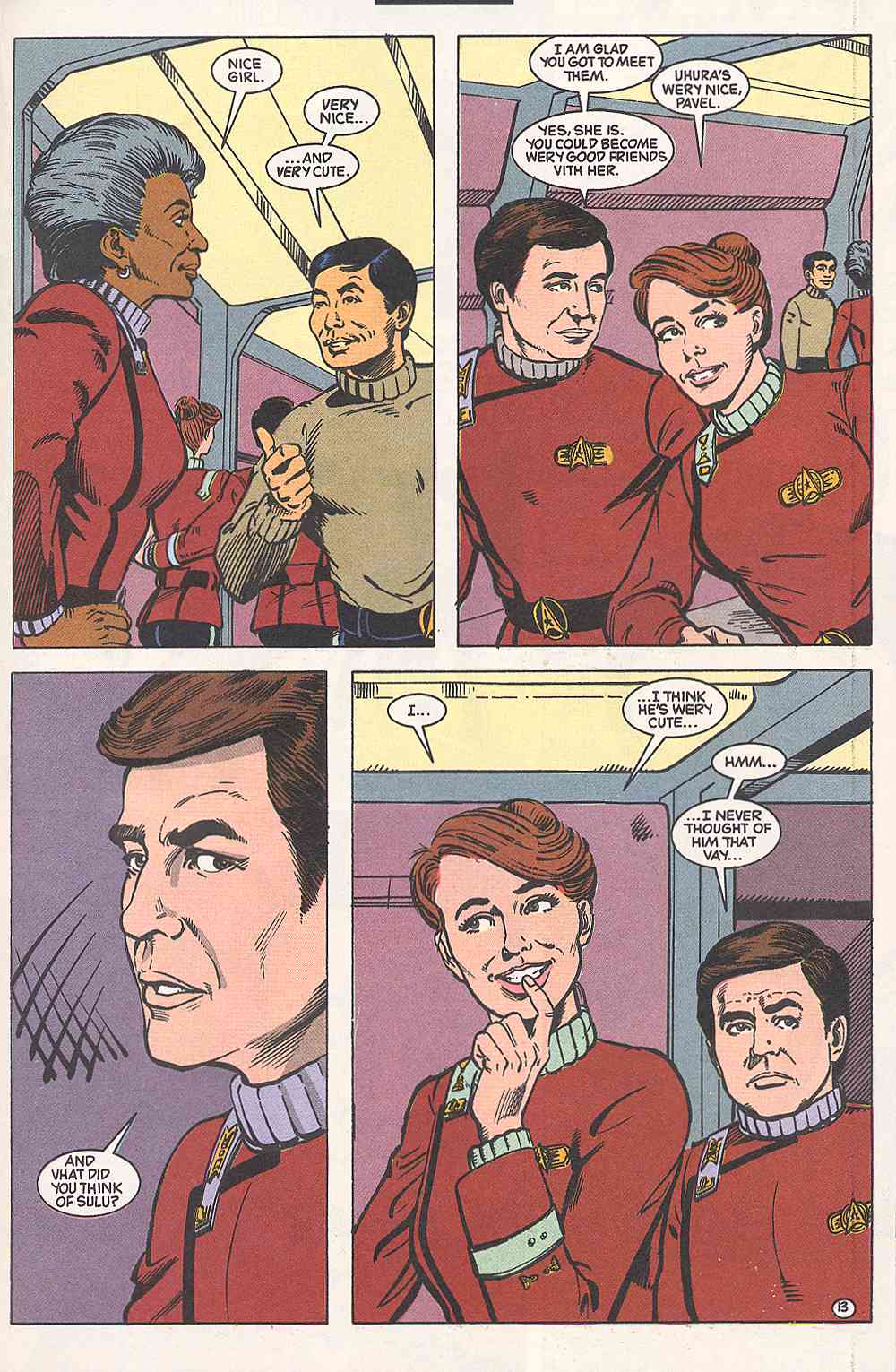 Read online Star Trek (1989) comic -  Issue #25 - 13