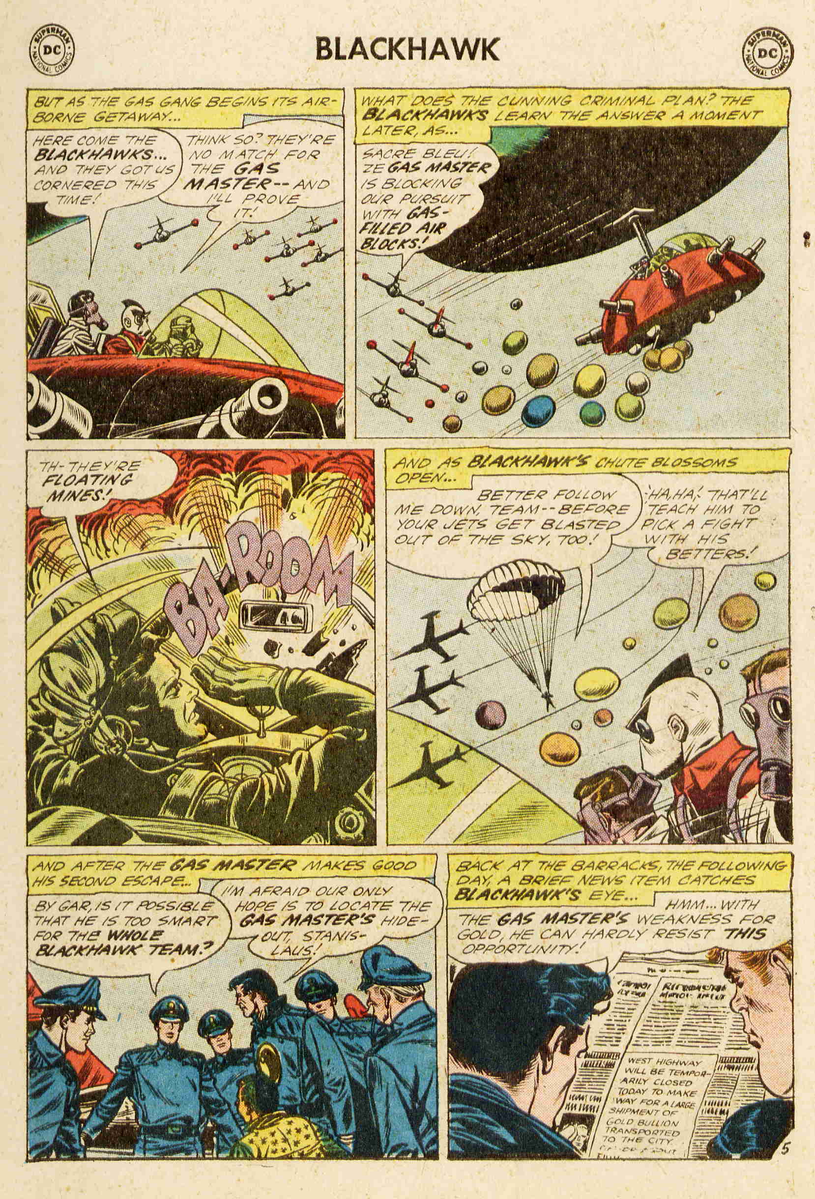 Read online Blackhawk (1957) comic -  Issue #172 - 6
