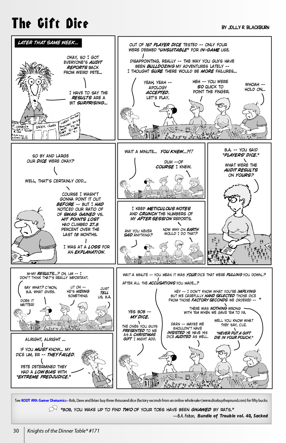 Read online Knights of the Dinner Table comic -  Issue #171 - 32