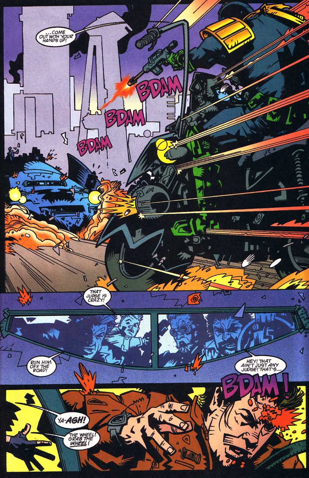 Read online Judge Dredd: Legends of the Law comic -  Issue #8 - 6