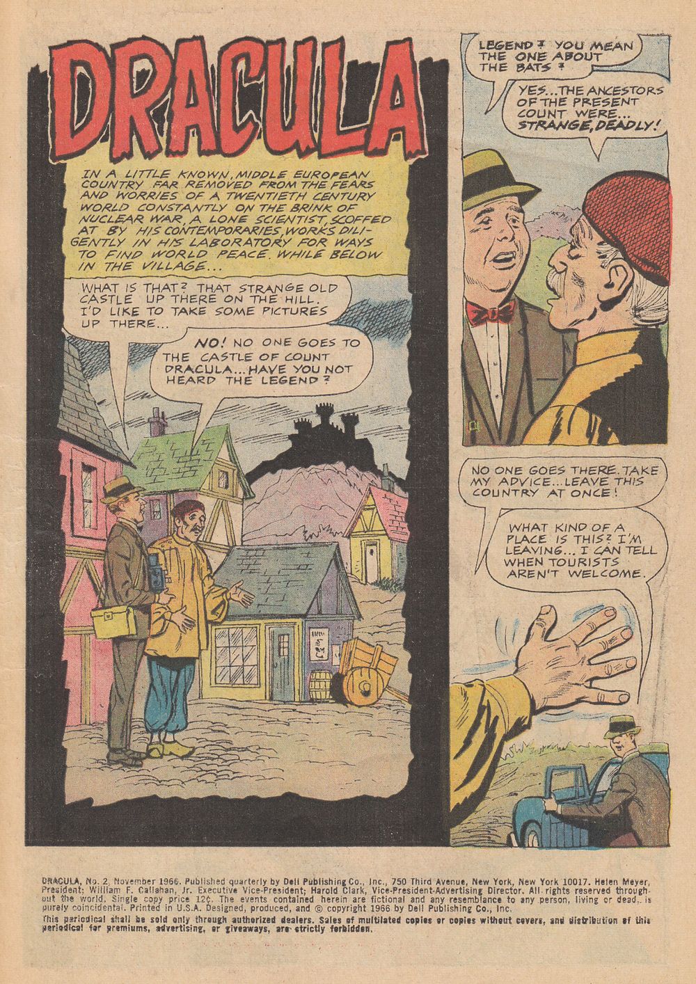 Read online Dracula (1962) comic -  Issue #2 - 3