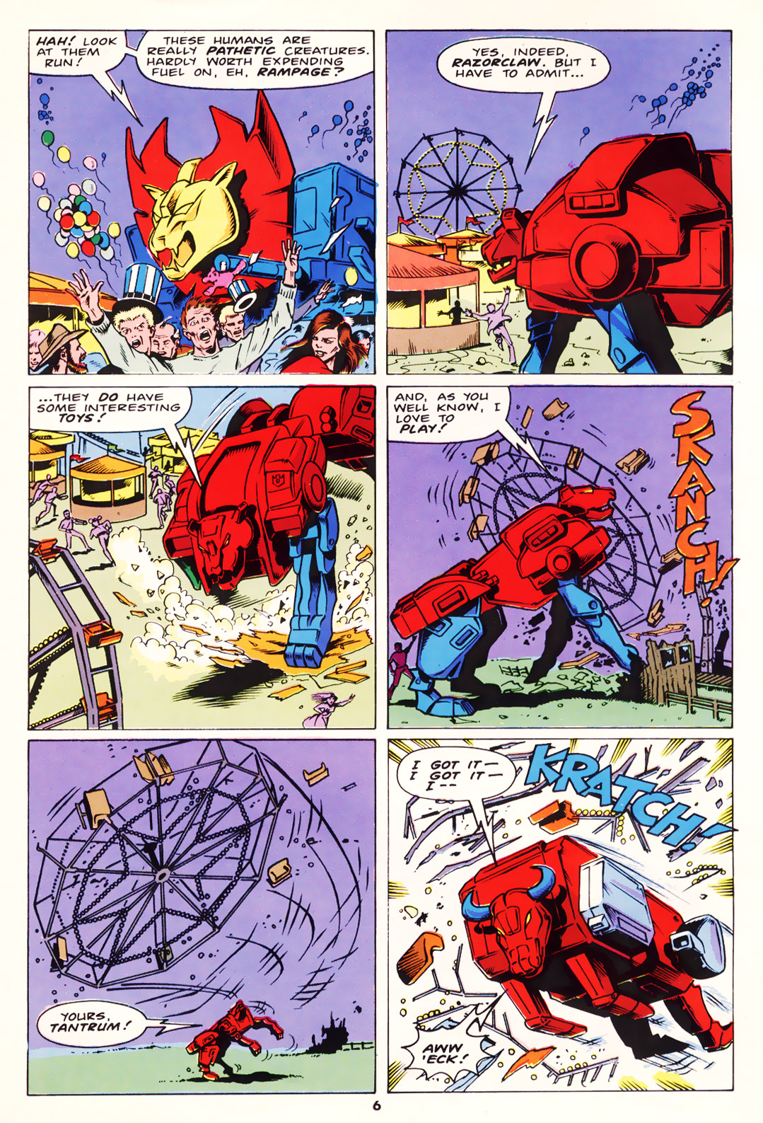 Read online The Transformers (UK) comic -  Issue #135 - 6