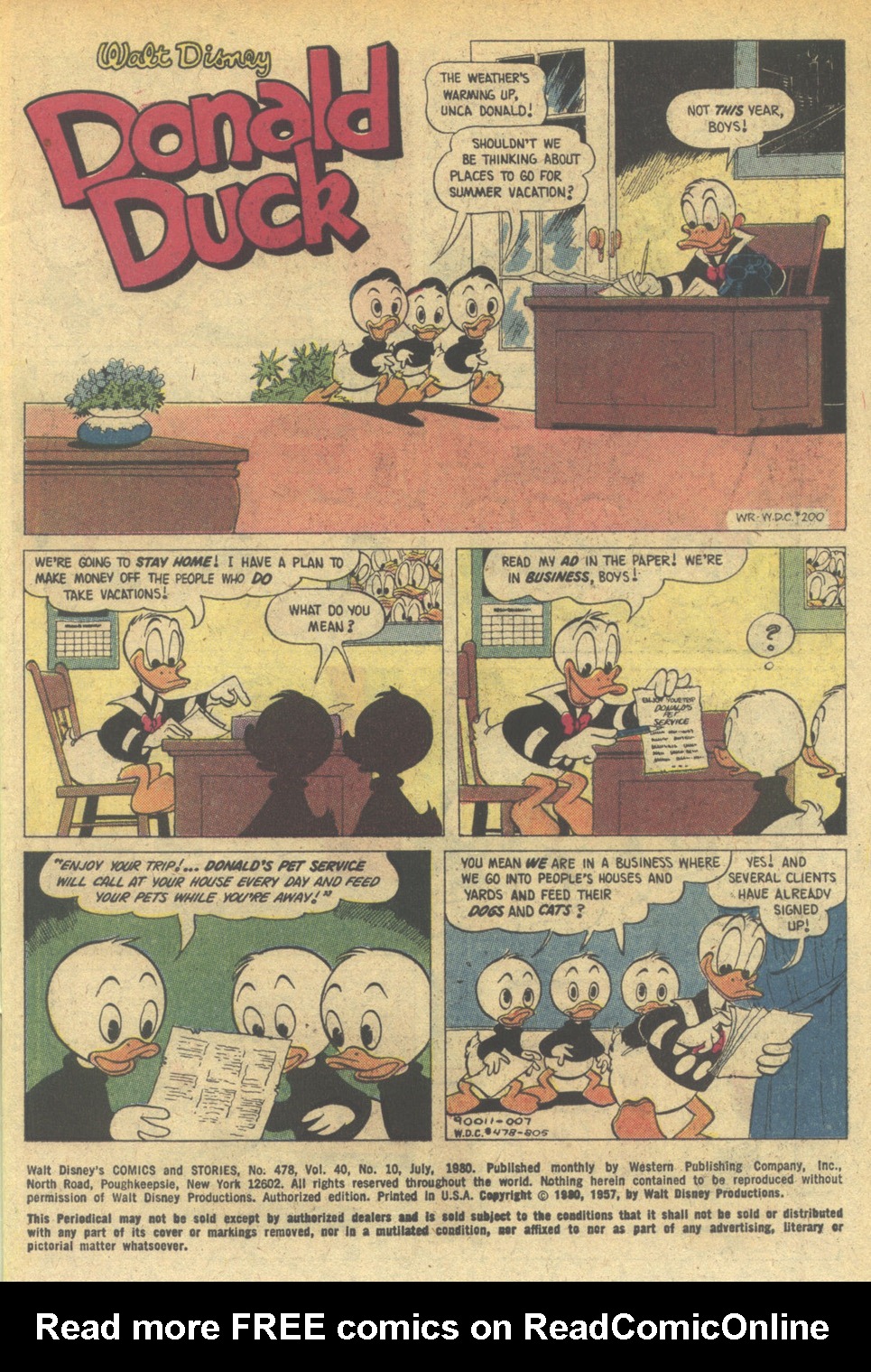 Read online Walt Disney's Comics and Stories comic -  Issue #478 - 3
