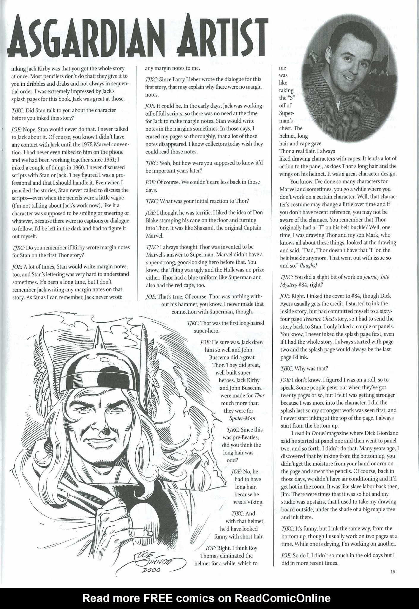 Read online The Jack Kirby Collector comic -  Issue #36 - 17