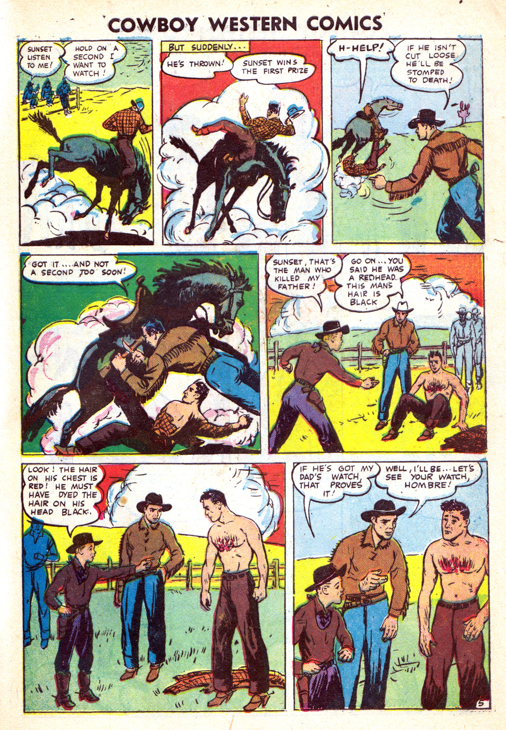 Read online Cowboy Western Comics (1948) comic -  Issue #35 - 29