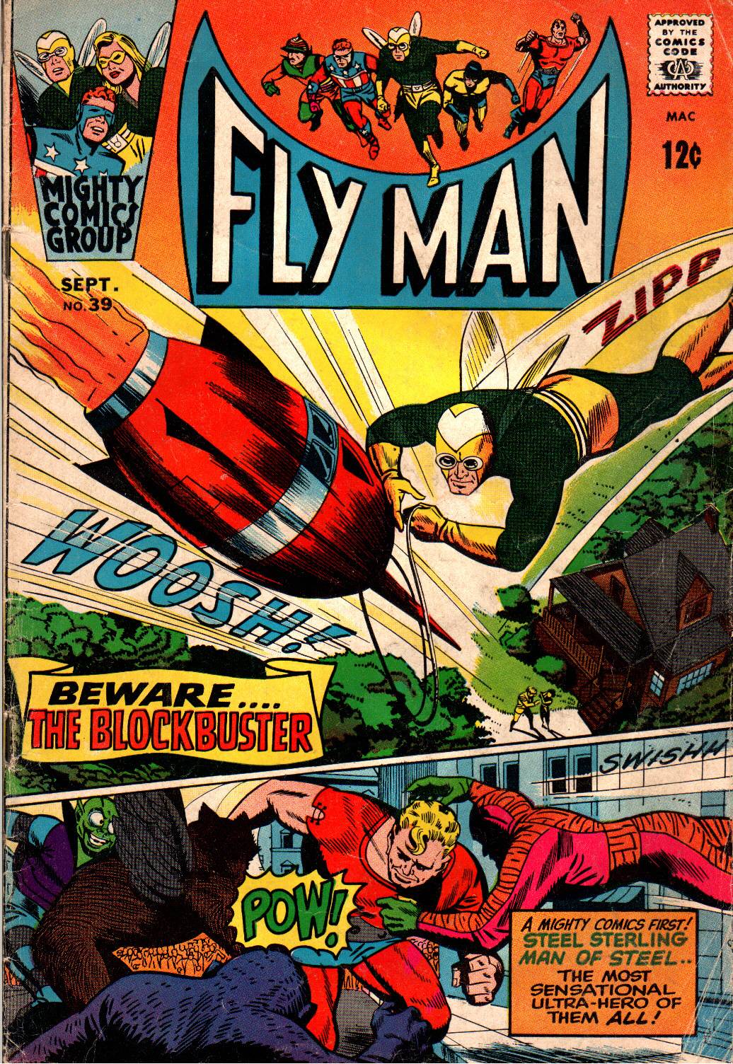Read online Fly Man comic -  Issue #39 - 1