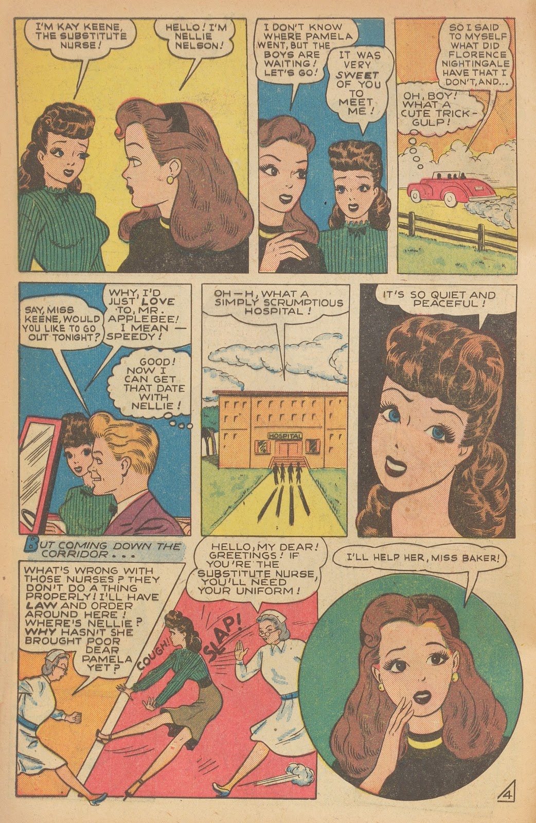 Read online Nellie The Nurse (1945) comic -  Issue #15 - 6