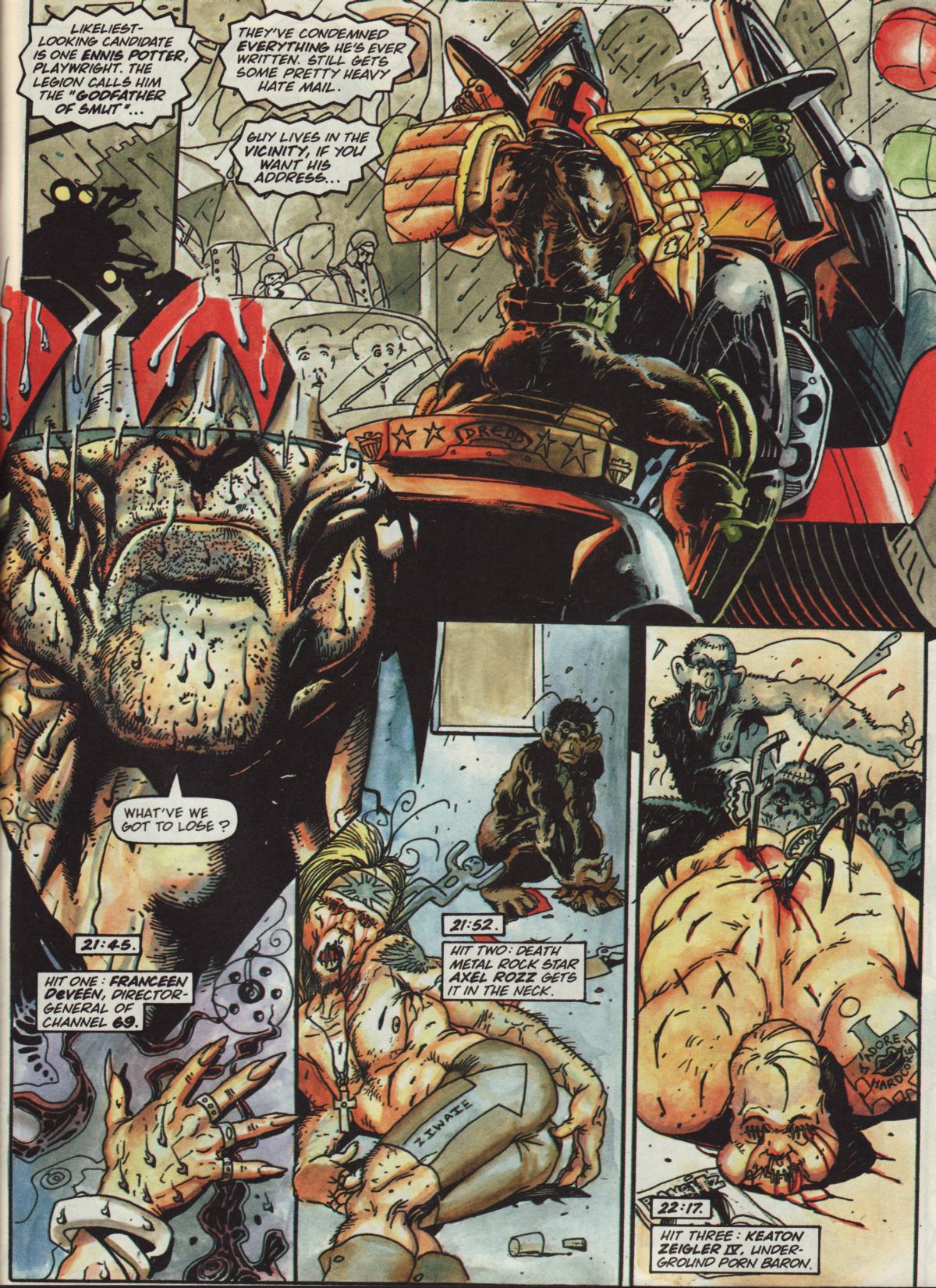 Read online Judge Dredd: The Megazine (vol. 2) comic -  Issue #35 - 37