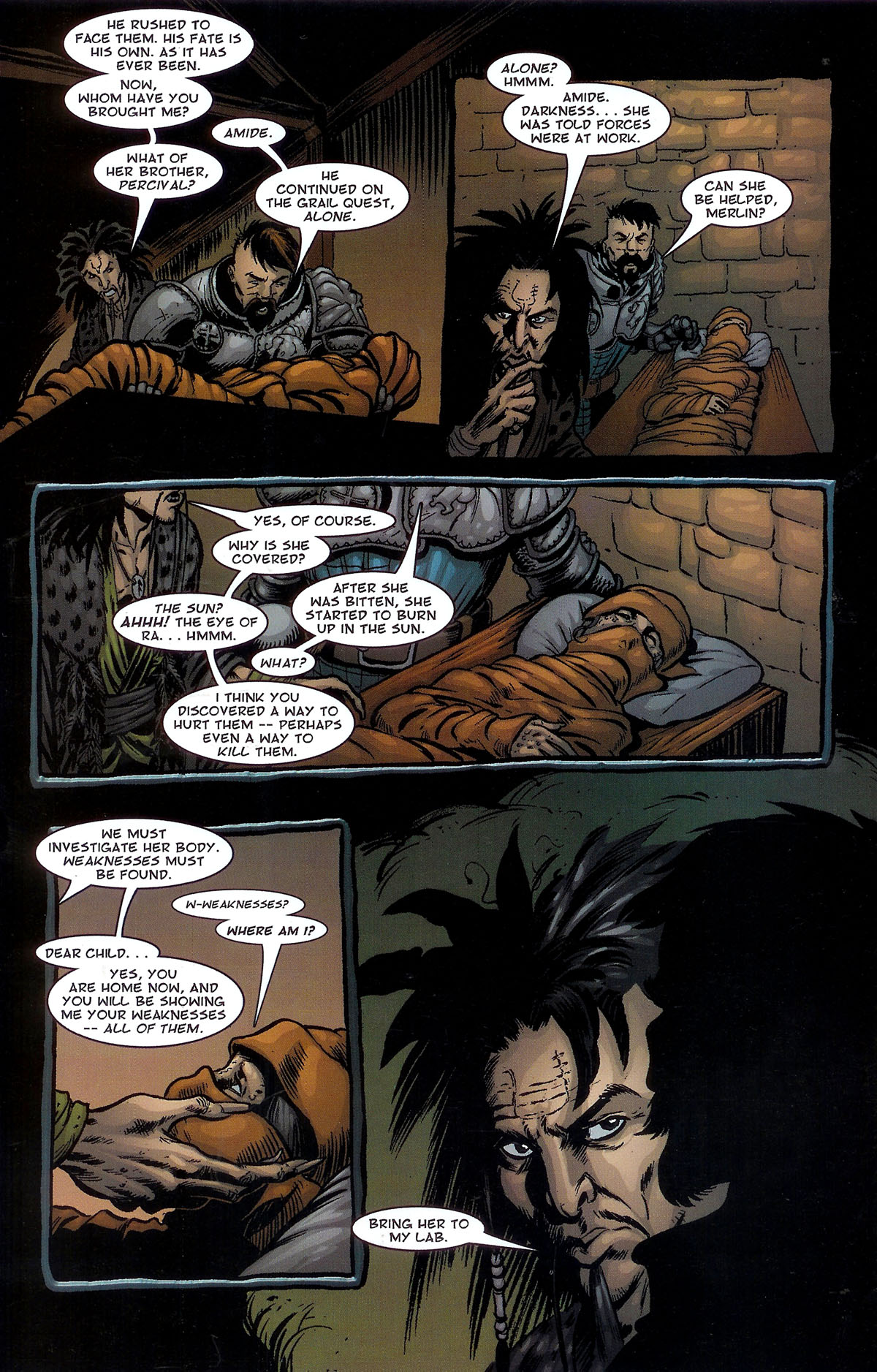 Read online Dracula vs King Arthur comic -  Issue #3 - 30