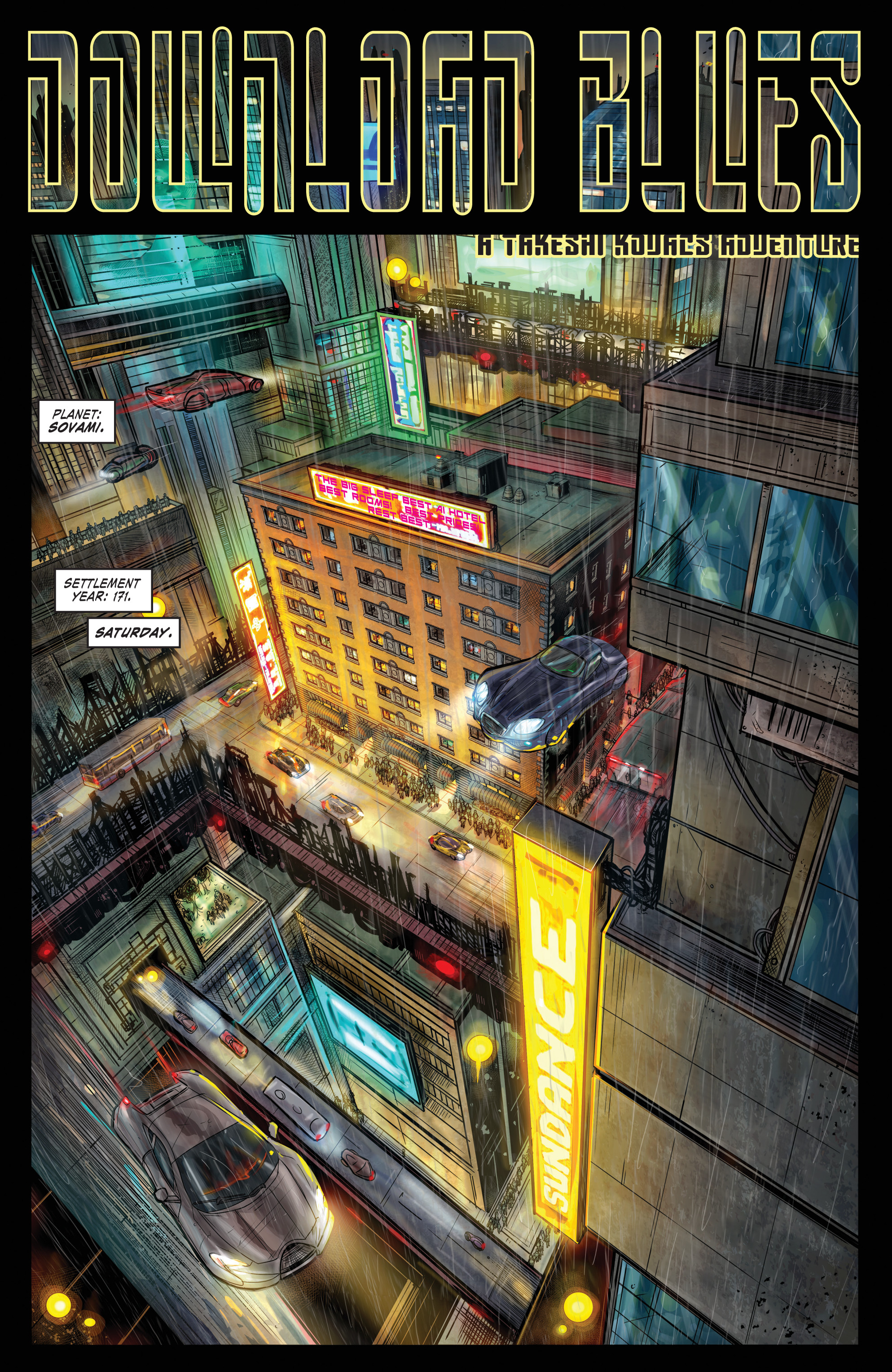 Read online Altered Carbon: Download Blues comic -  Issue # TPB - 9