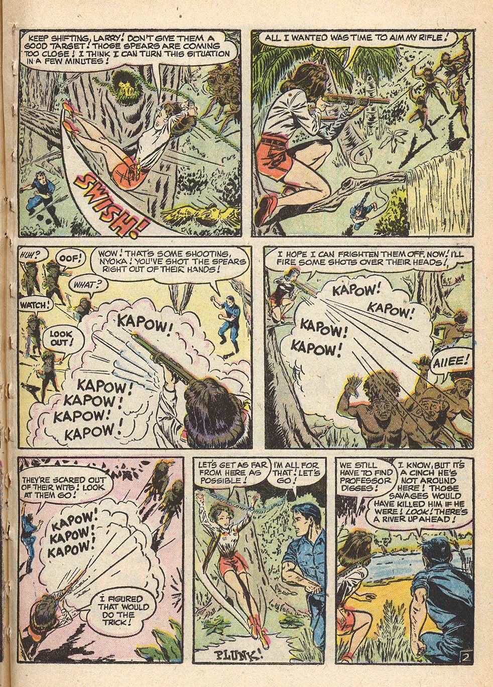 Read online Nyoka the Jungle Girl (1955) comic -  Issue #15 - 17