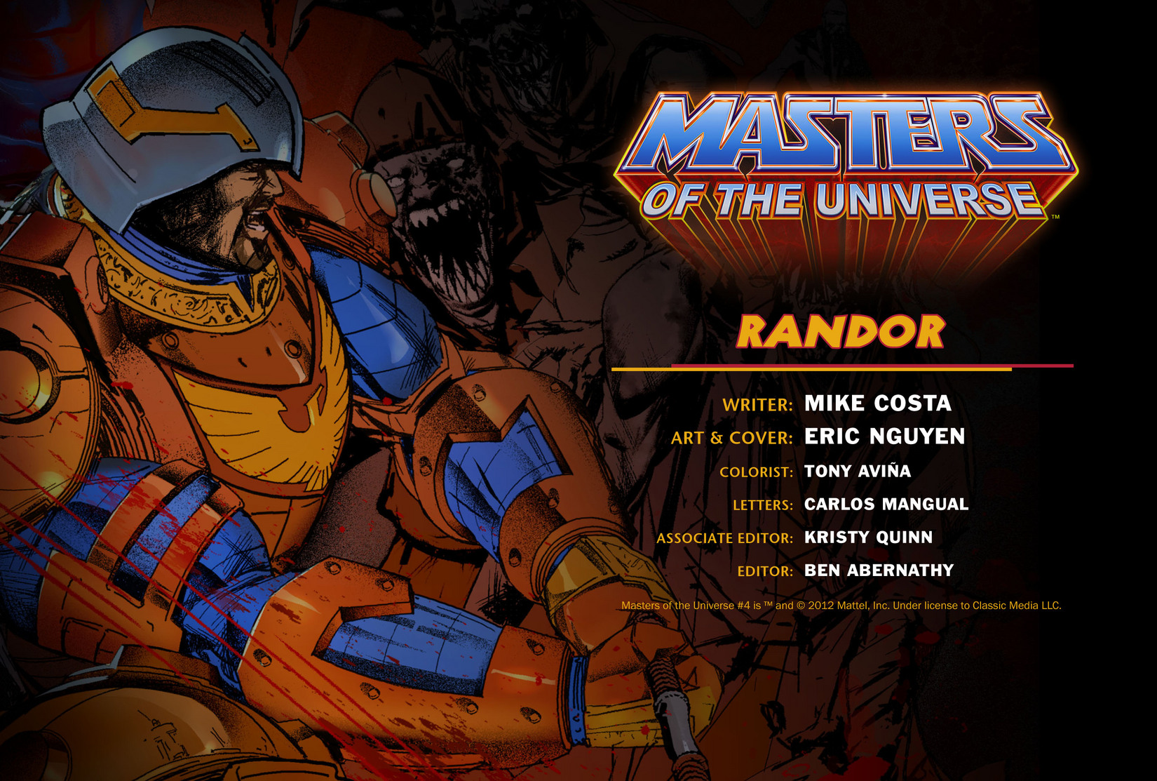 Read online Masters of the Universe (2012) comic -  Issue #4 - 2