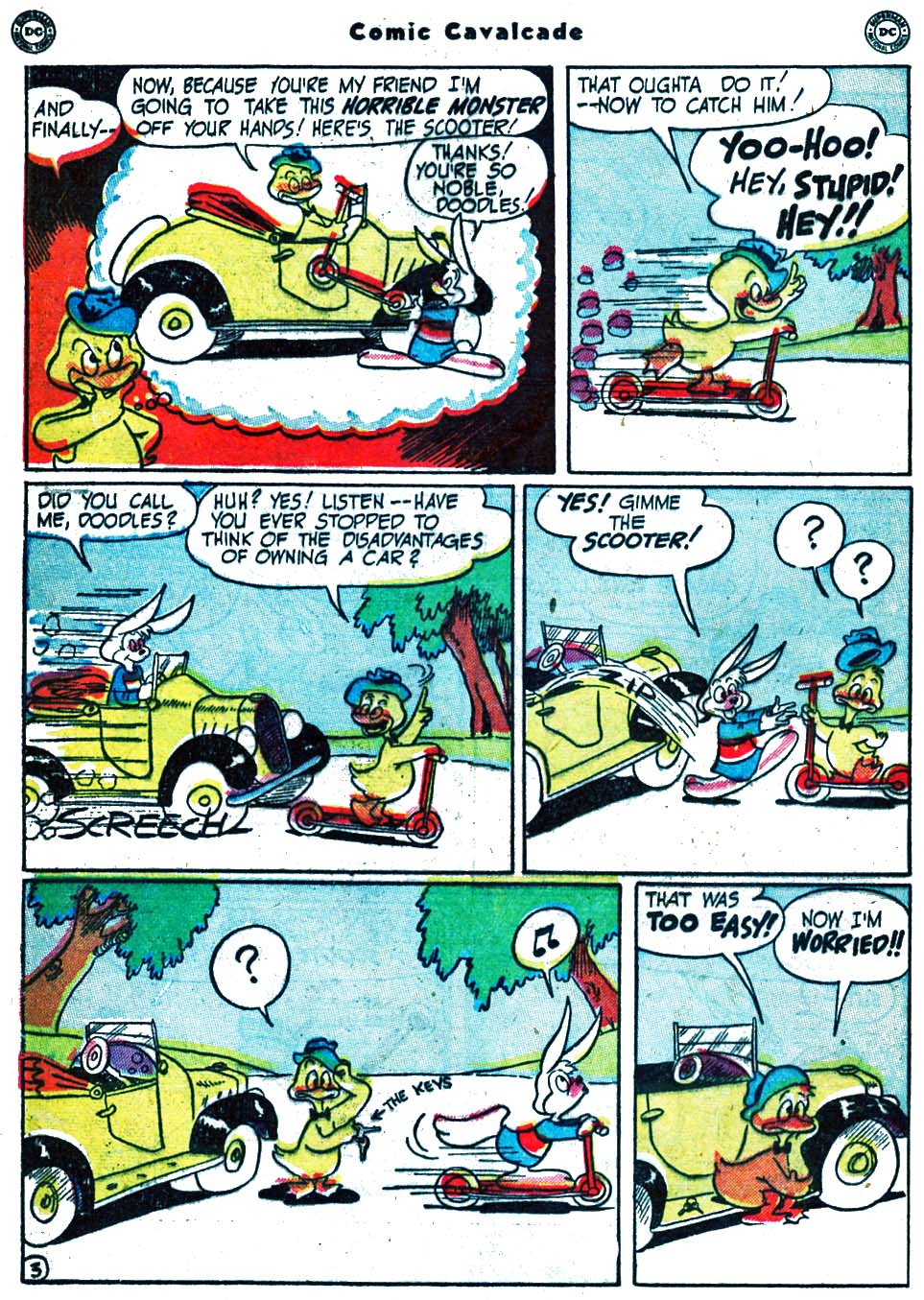 Read online Comic Cavalcade comic -  Issue #42 - 46