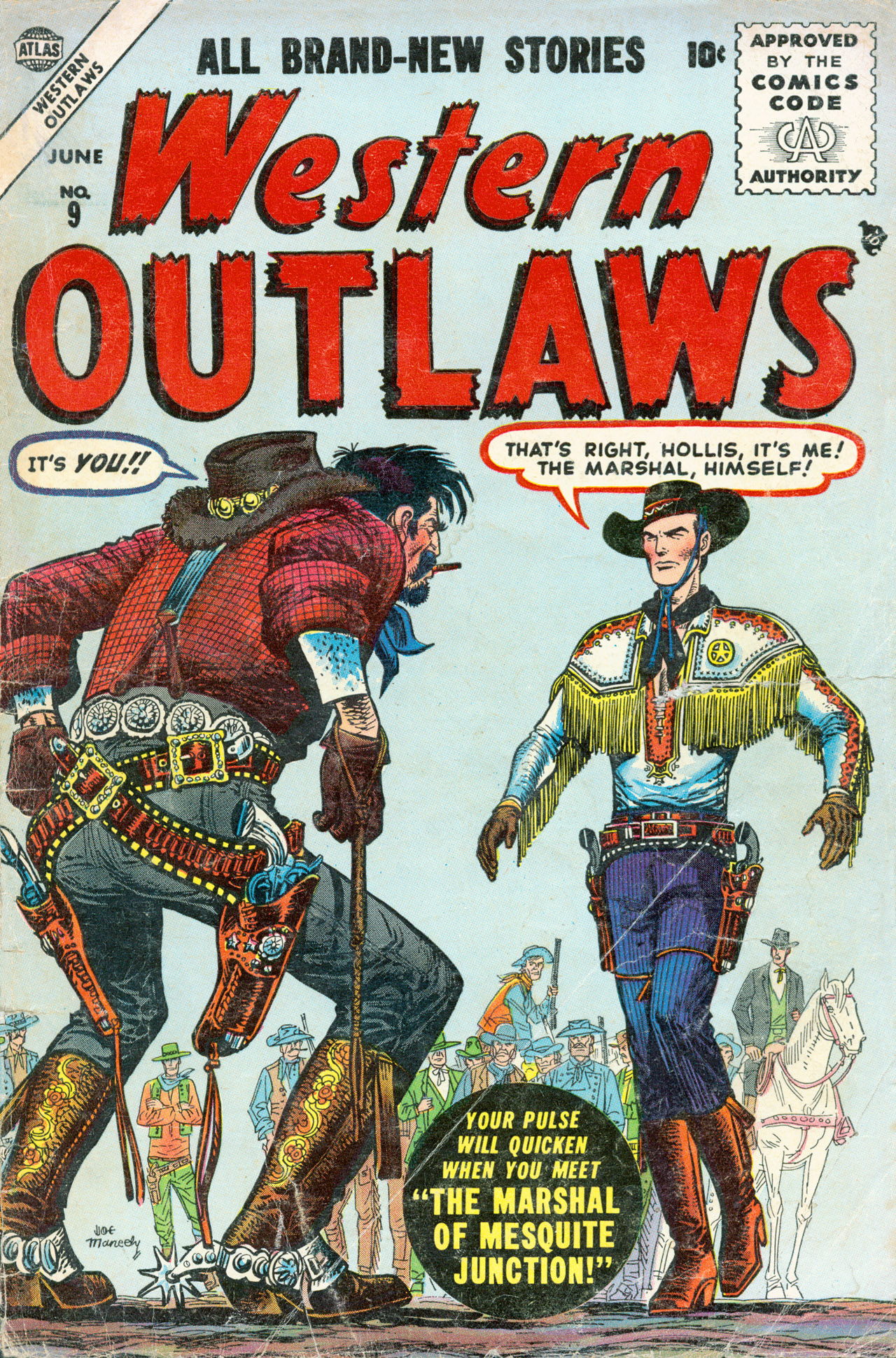 Read online Western Outlaws (1954) comic -  Issue #9 - 1