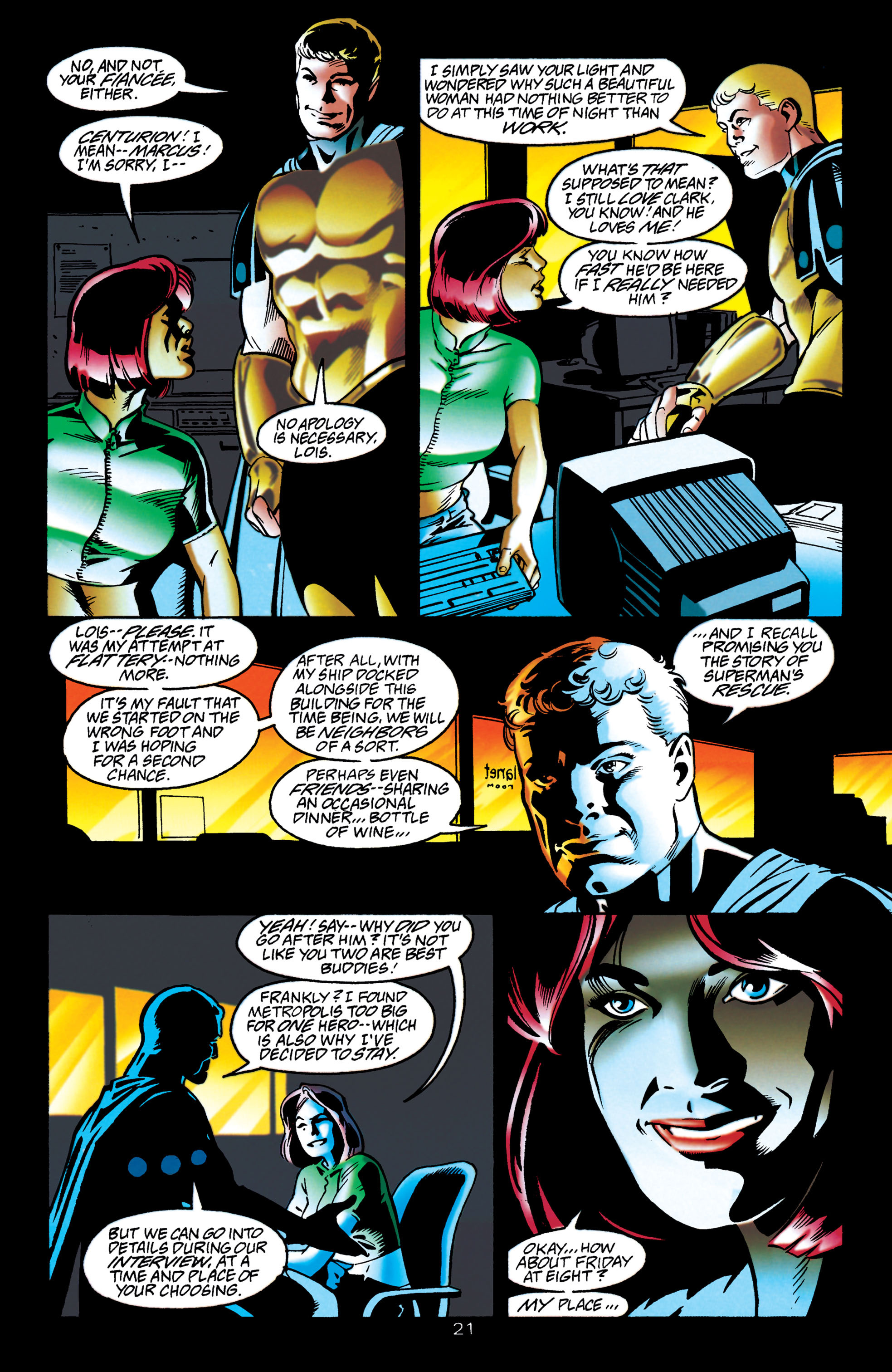 Read online Adventures of Superman (1987) comic -  Issue #532 - 22