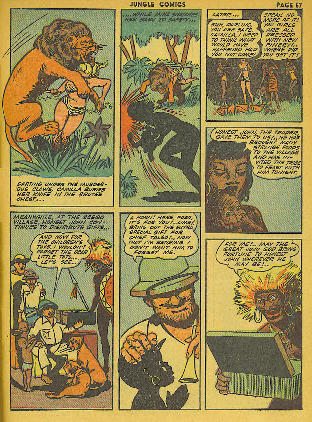 Read online Jungle Comics comic -  Issue #41 - 59