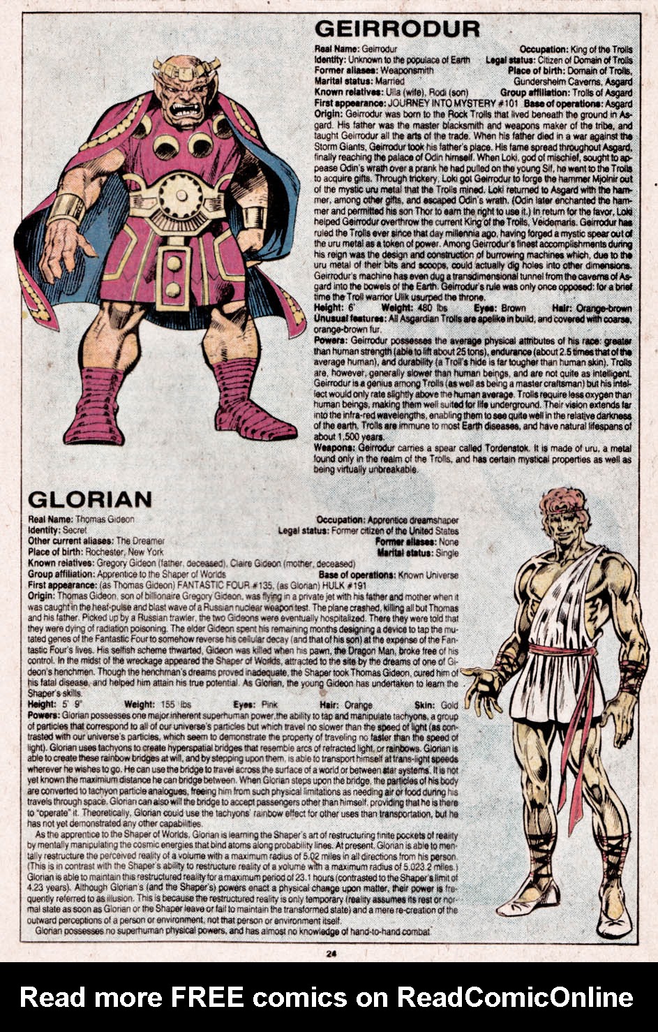The Official Handbook of the Marvel Universe issue 4 - Page 25