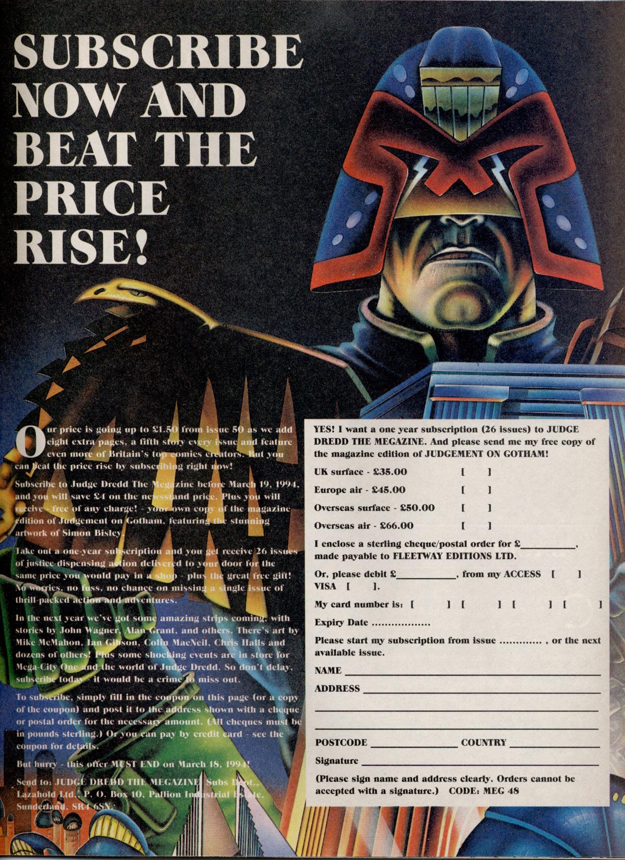 Read online Judge Dredd: The Megazine (vol. 2) comic -  Issue #49 - 13