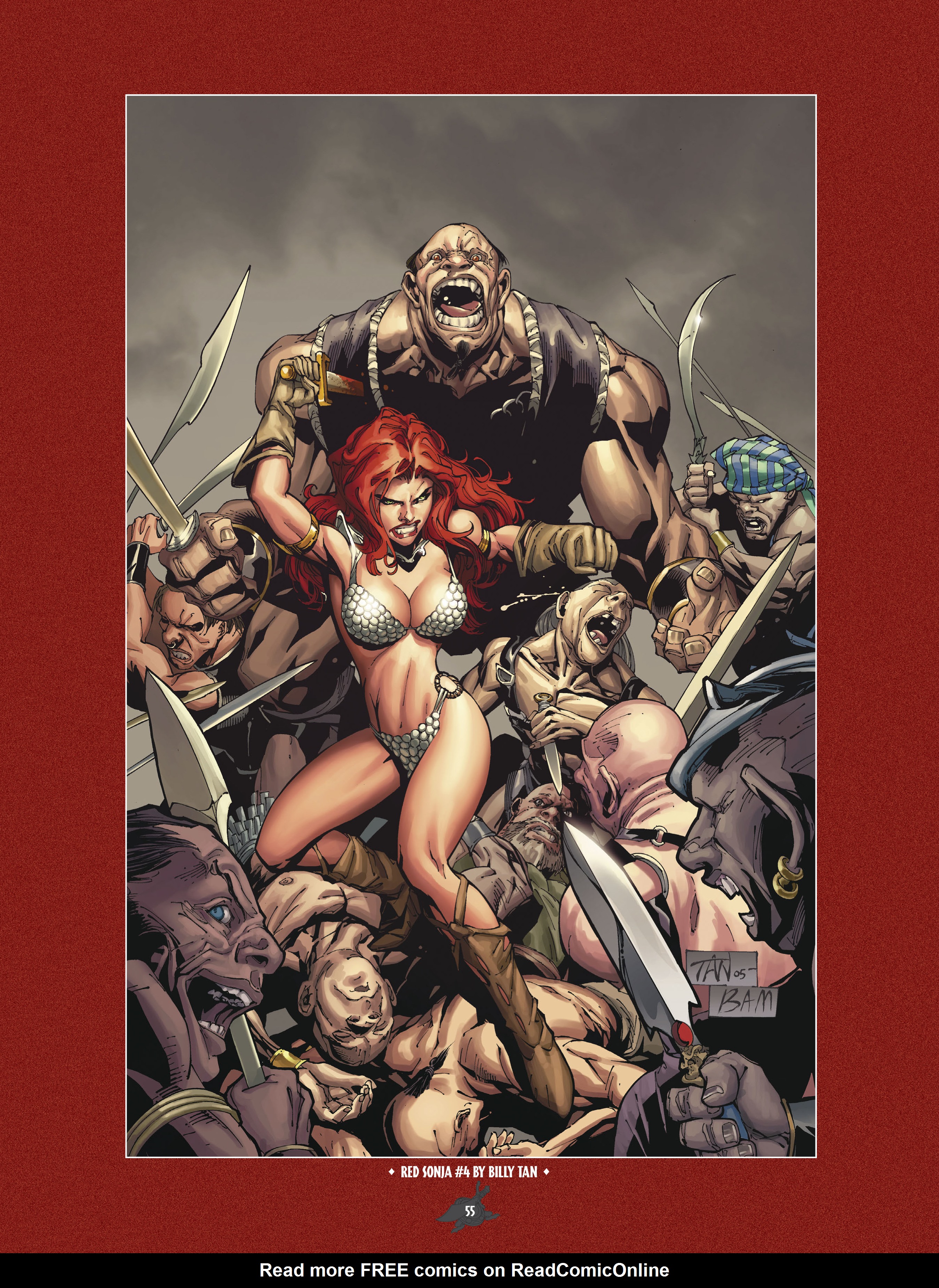 Read online The Art of Red Sonja comic -  Issue # TPB 1 (Part 1) - 54